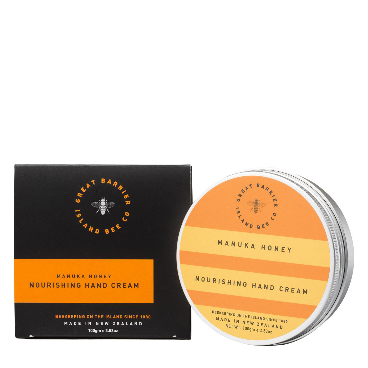 Great Barrier Island Bee Co Manuka Honey 1880 Nourishing Hand Cream 100g