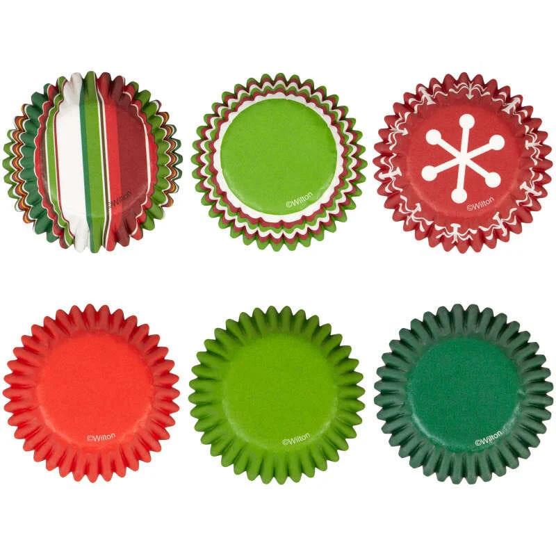 Wilton Baking Cup Mini - Holiday 150Ct