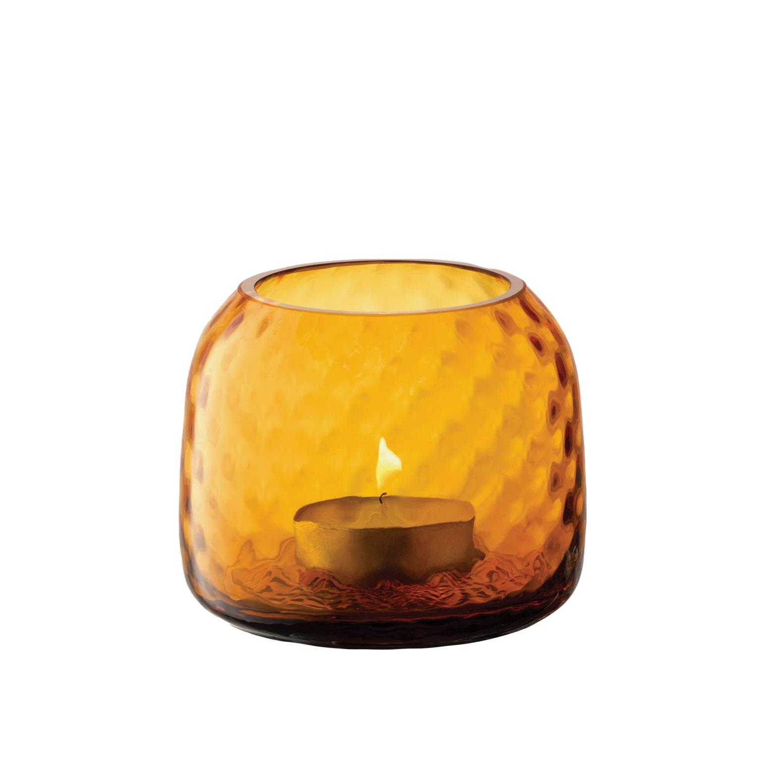 LSA Dapple Tealight Holder Vase H7Cm