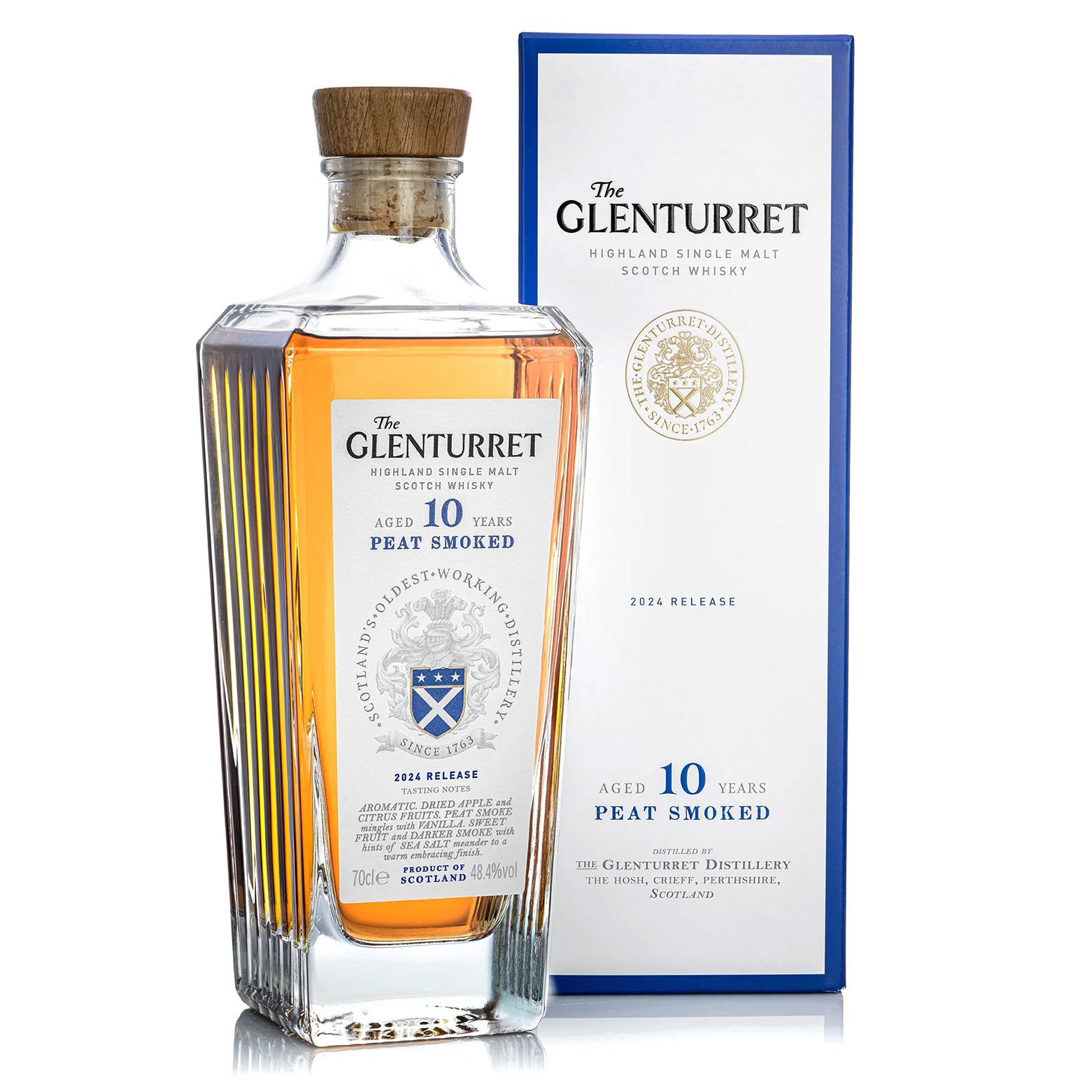 The Glenturret 10 Year Old Peat Smoked Highland Single Malt Whisky