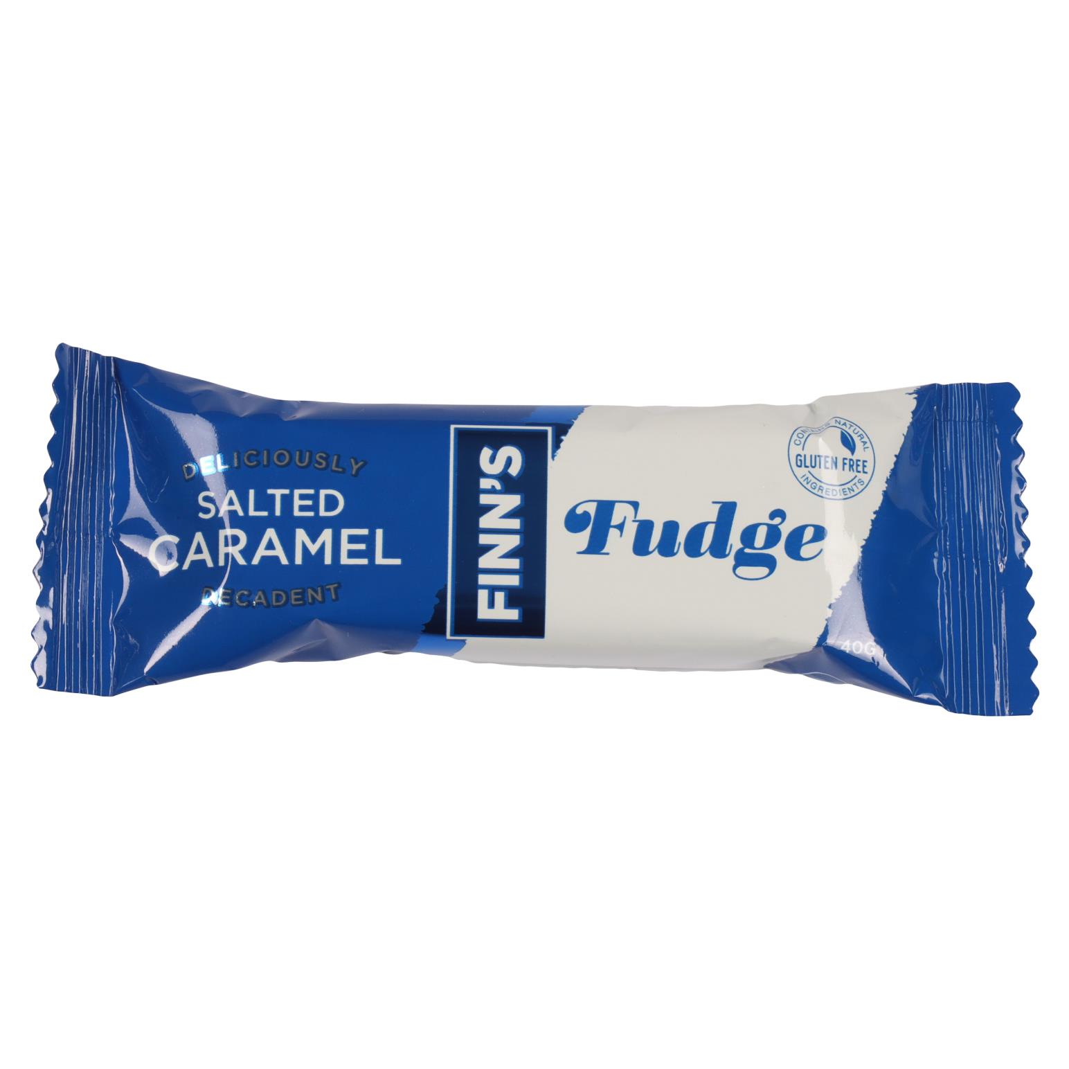 Finns Caramel Sea Salt Fudge Bar 40g