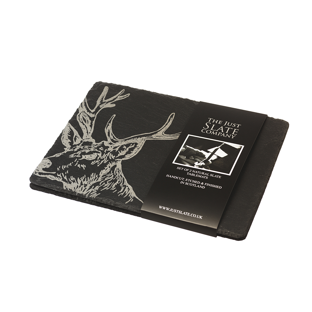 Selbrae House 2 Placemats - Stag