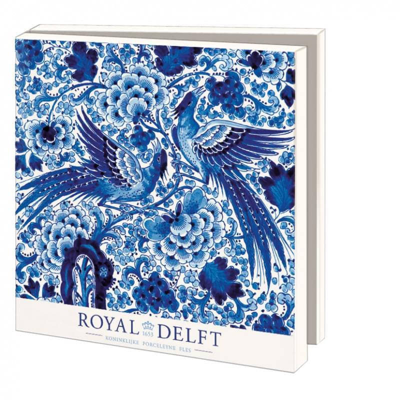 Bekking & Blitz Royal Delft Koninklijke Porceleyne Fles Square Card Wallet