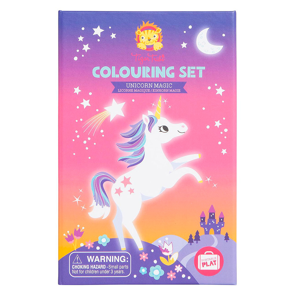 Tiger Tribe Colouring Set- Unicorn Magic