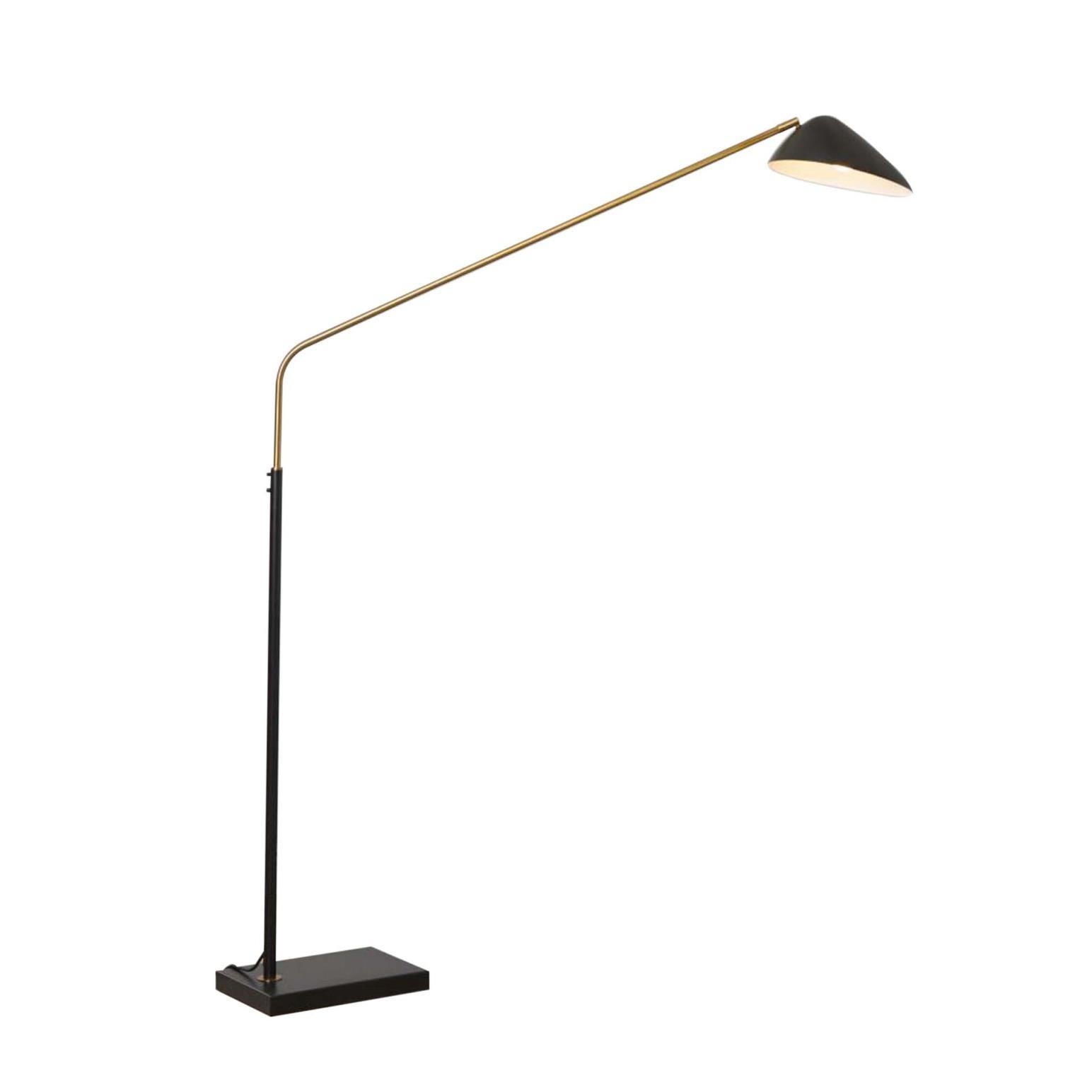 West Elm Overarching Curvilinear Mid-Century Floor Lamp