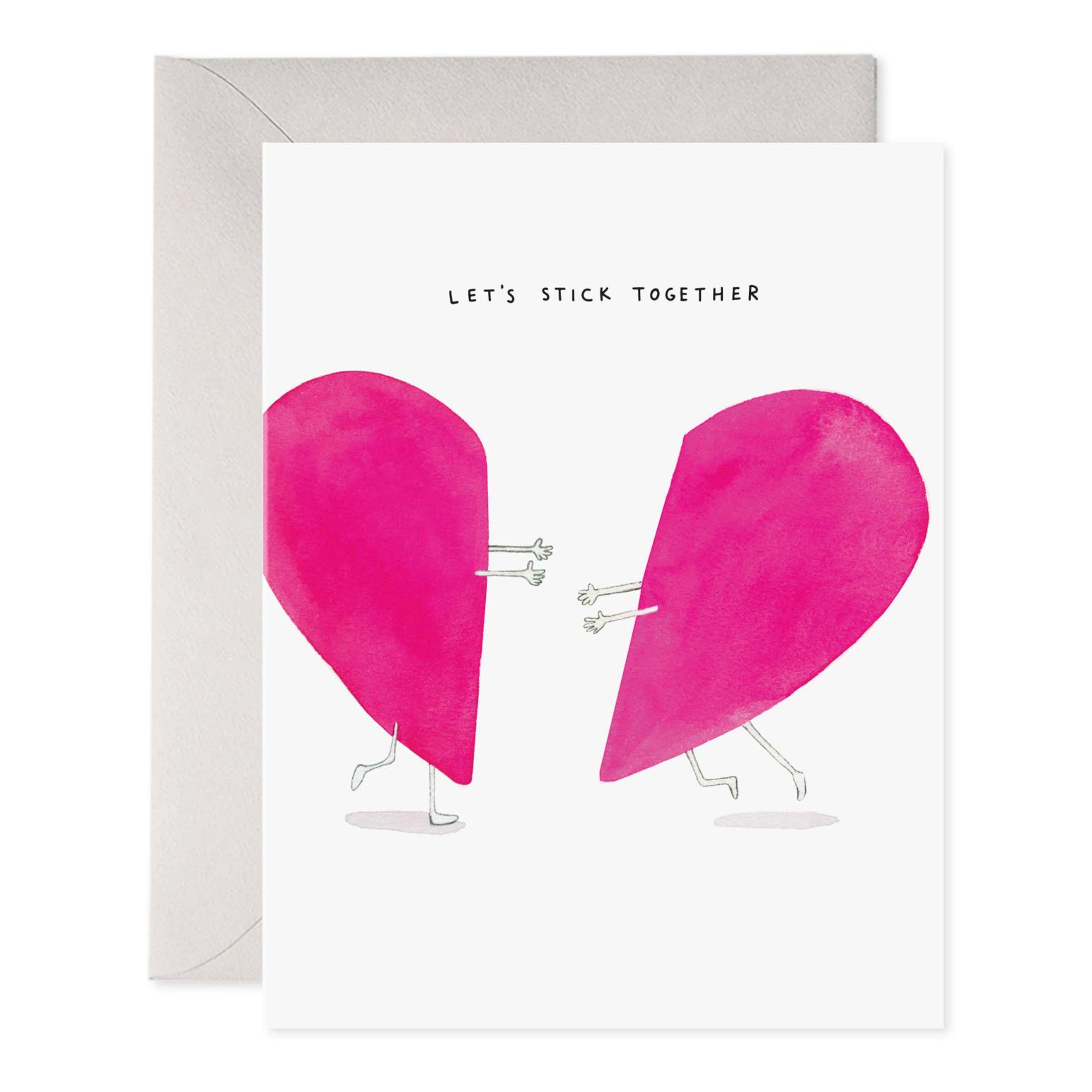 E Frances Let's Stick Together Card