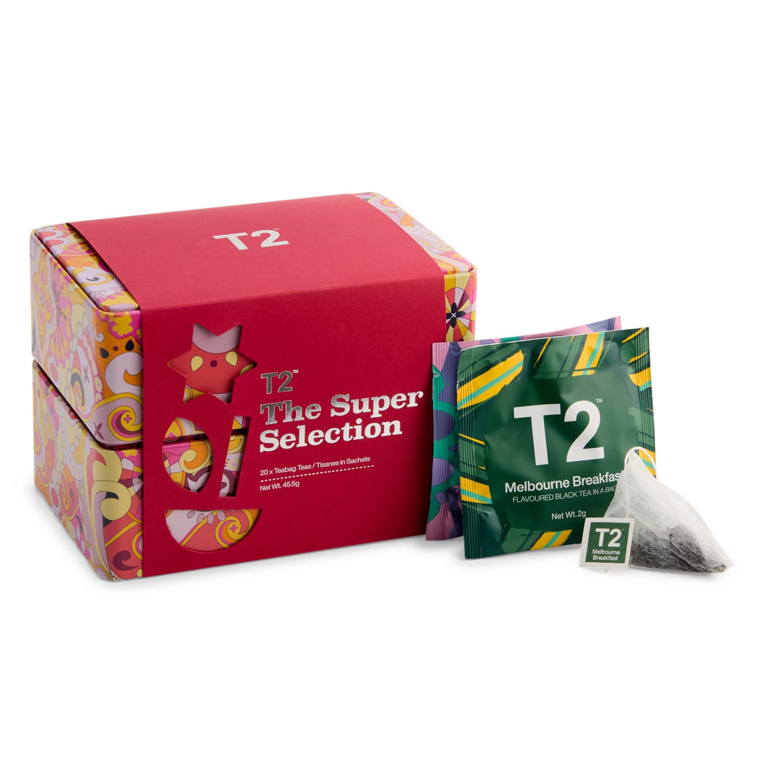 T2 The Super Selection 20 Tea Bag Gift Pack