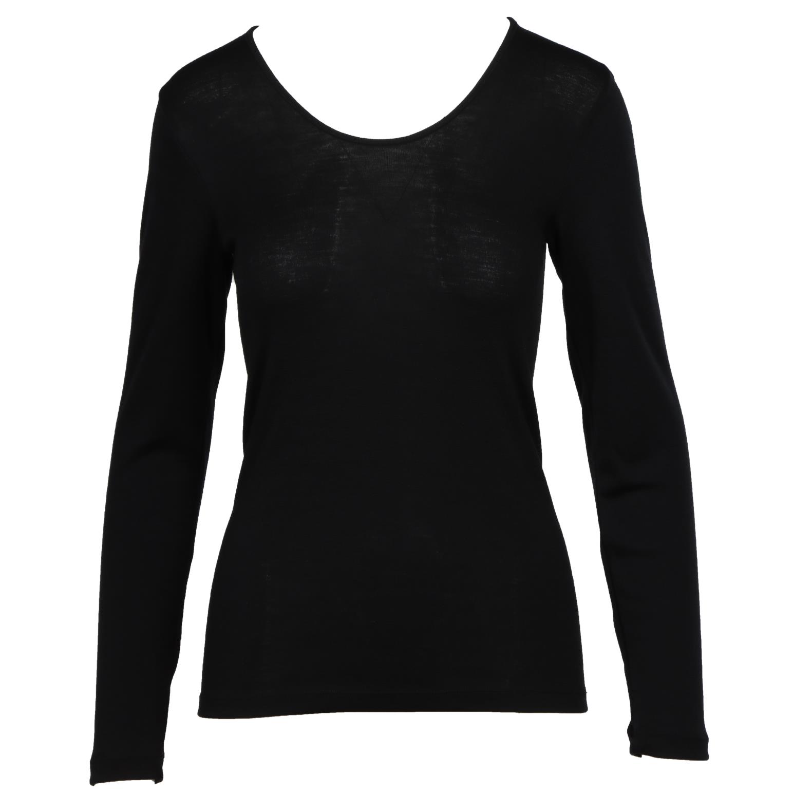 Baselayer Pure Wool Rib Long Sleeve