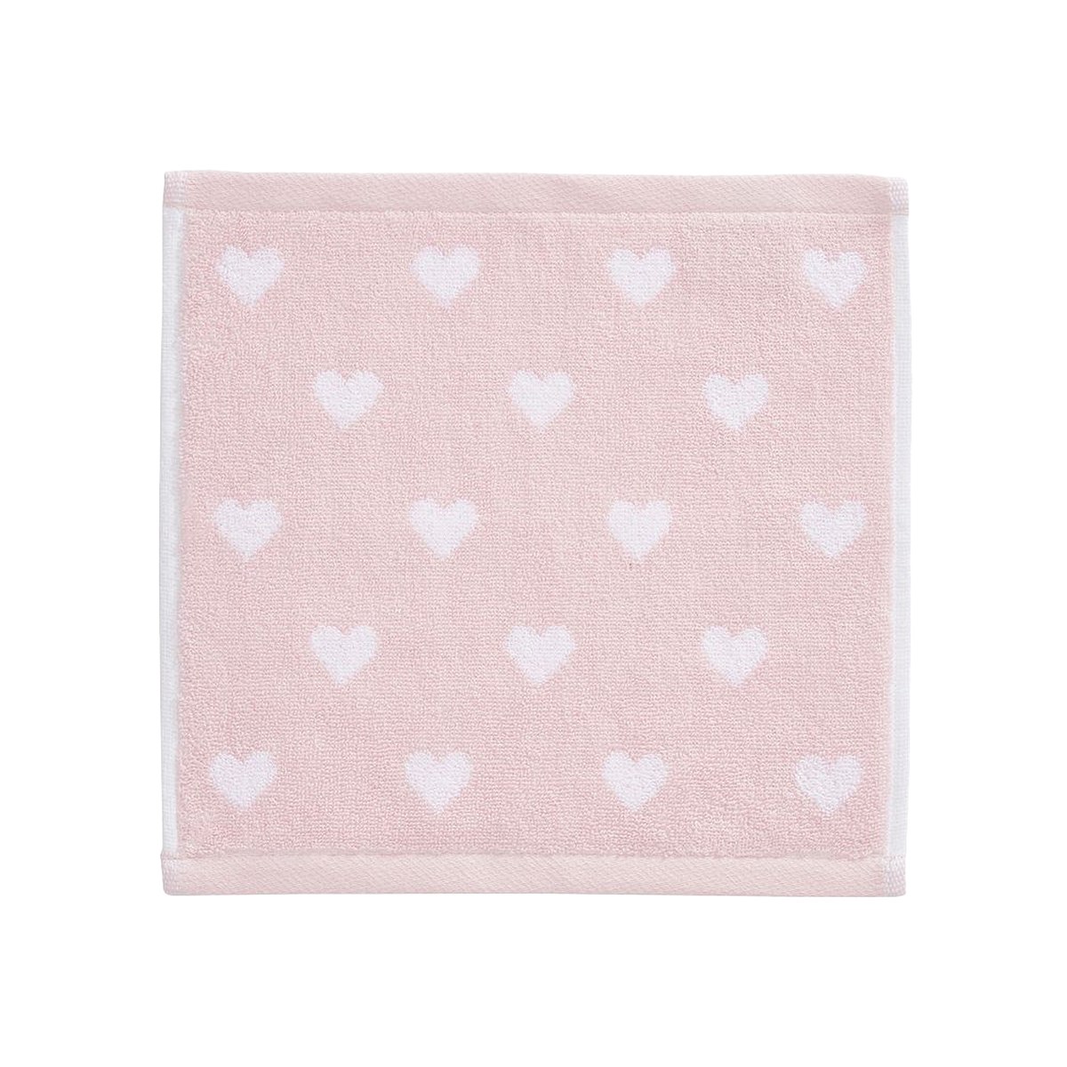 Pottery Barn Kids Heart Towel Collection Pearl - Washcloth