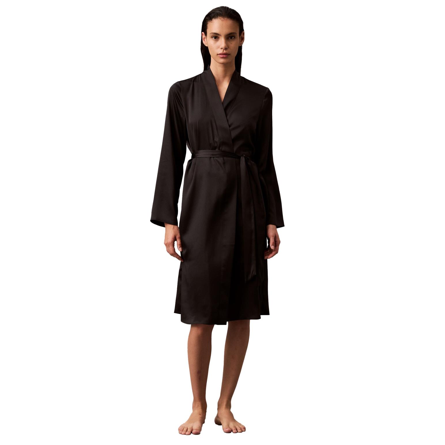 Calvin Klein Shine Satin Robe