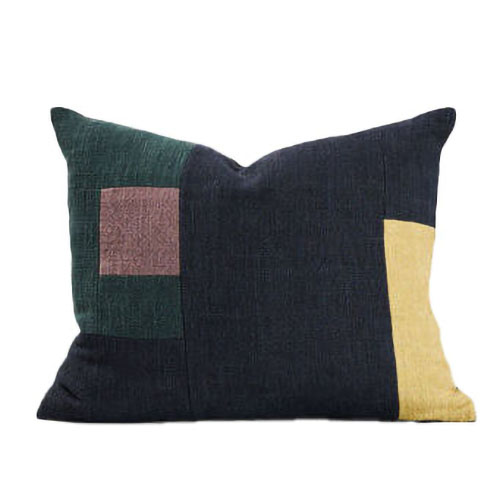 Città Build Cushion Cover Blue Black/Multi