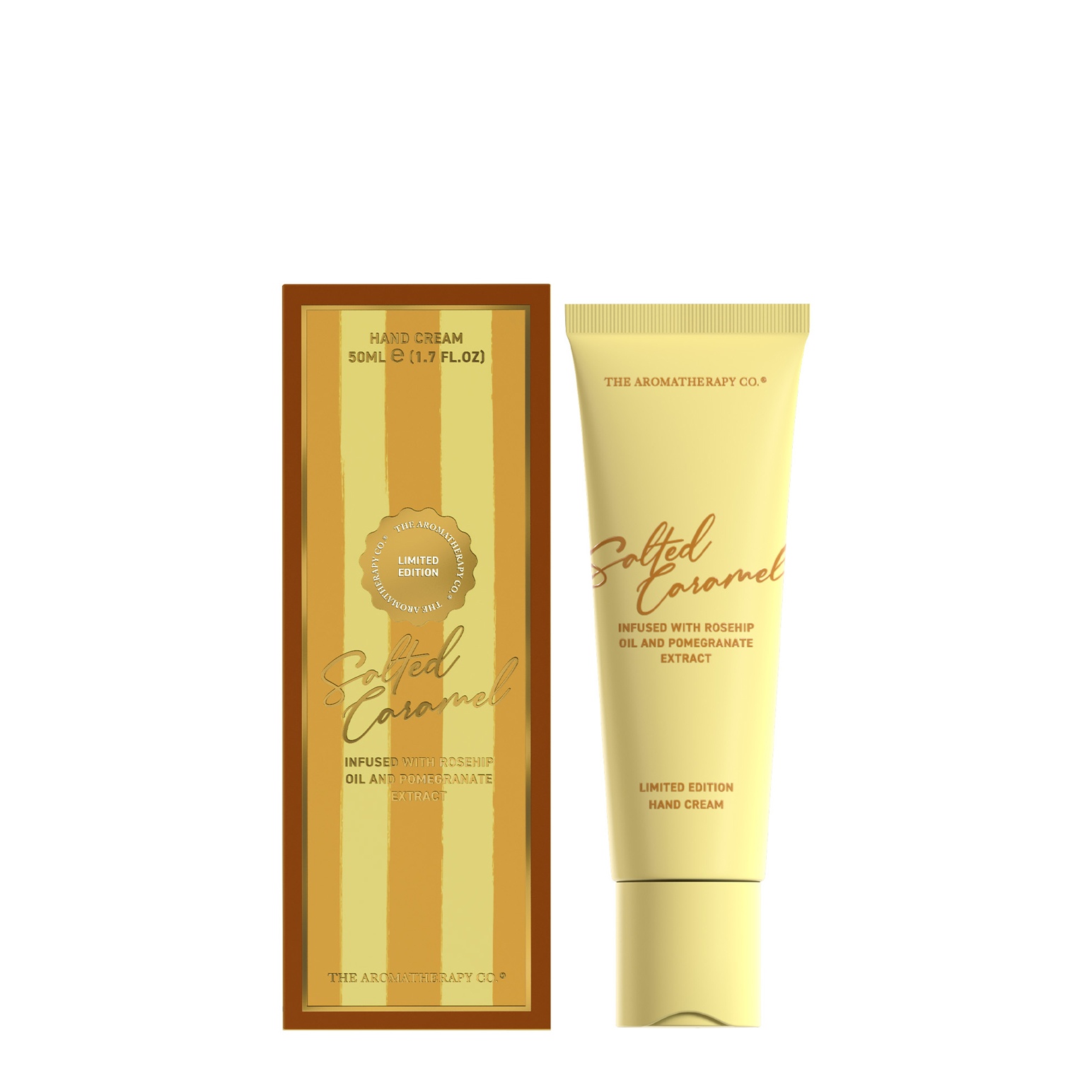 The Aromatherapy Co Festive Hand Cream 50ml - Salted Caramel