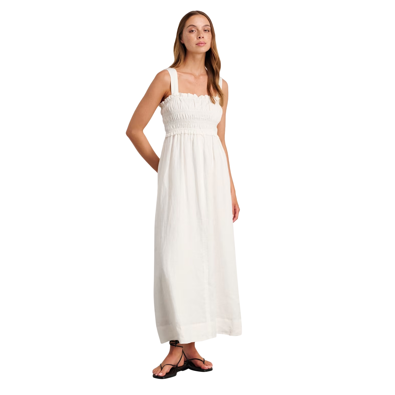 JAG Shirred Maxi Dress