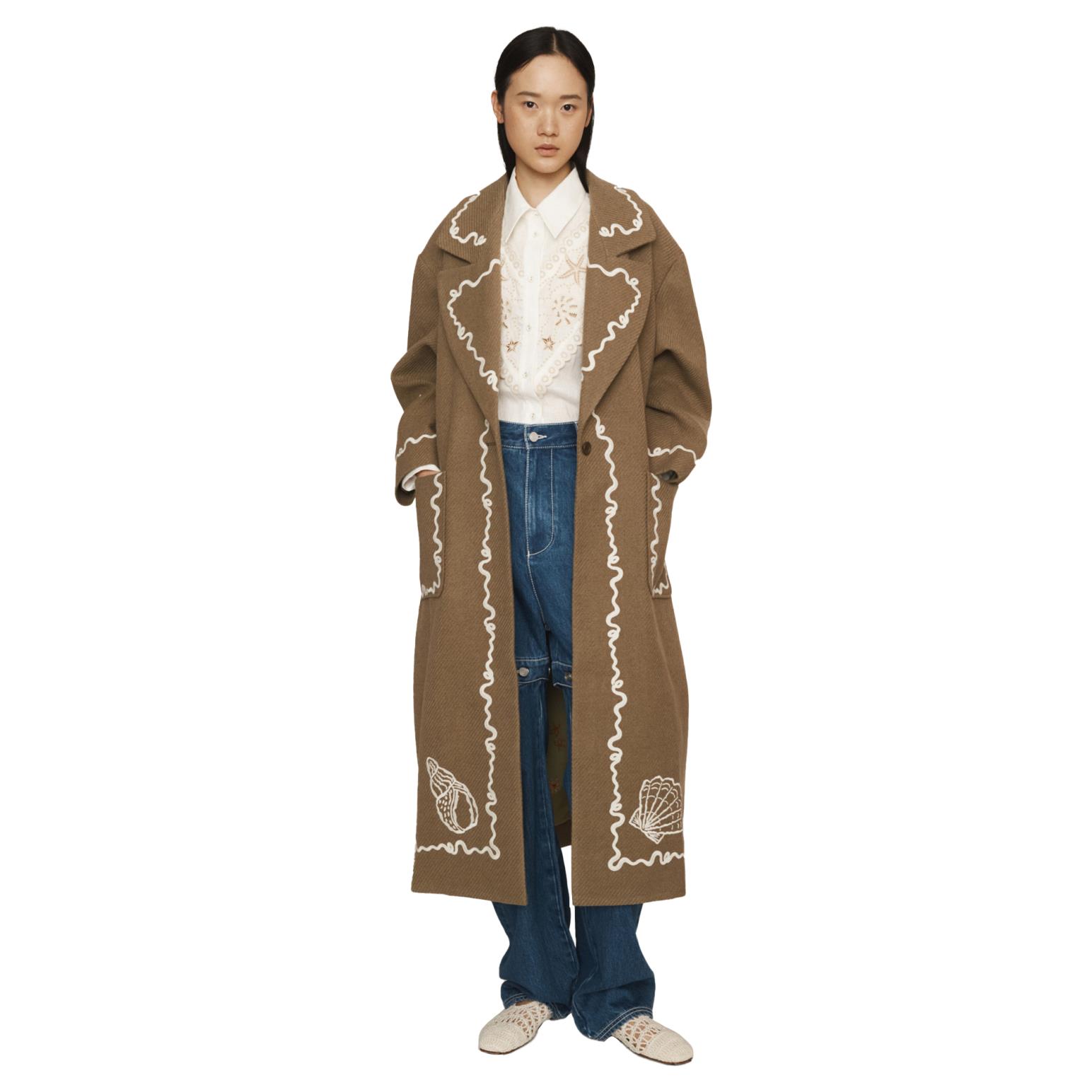 ALÉMAIS Sammy Embroidered Coat