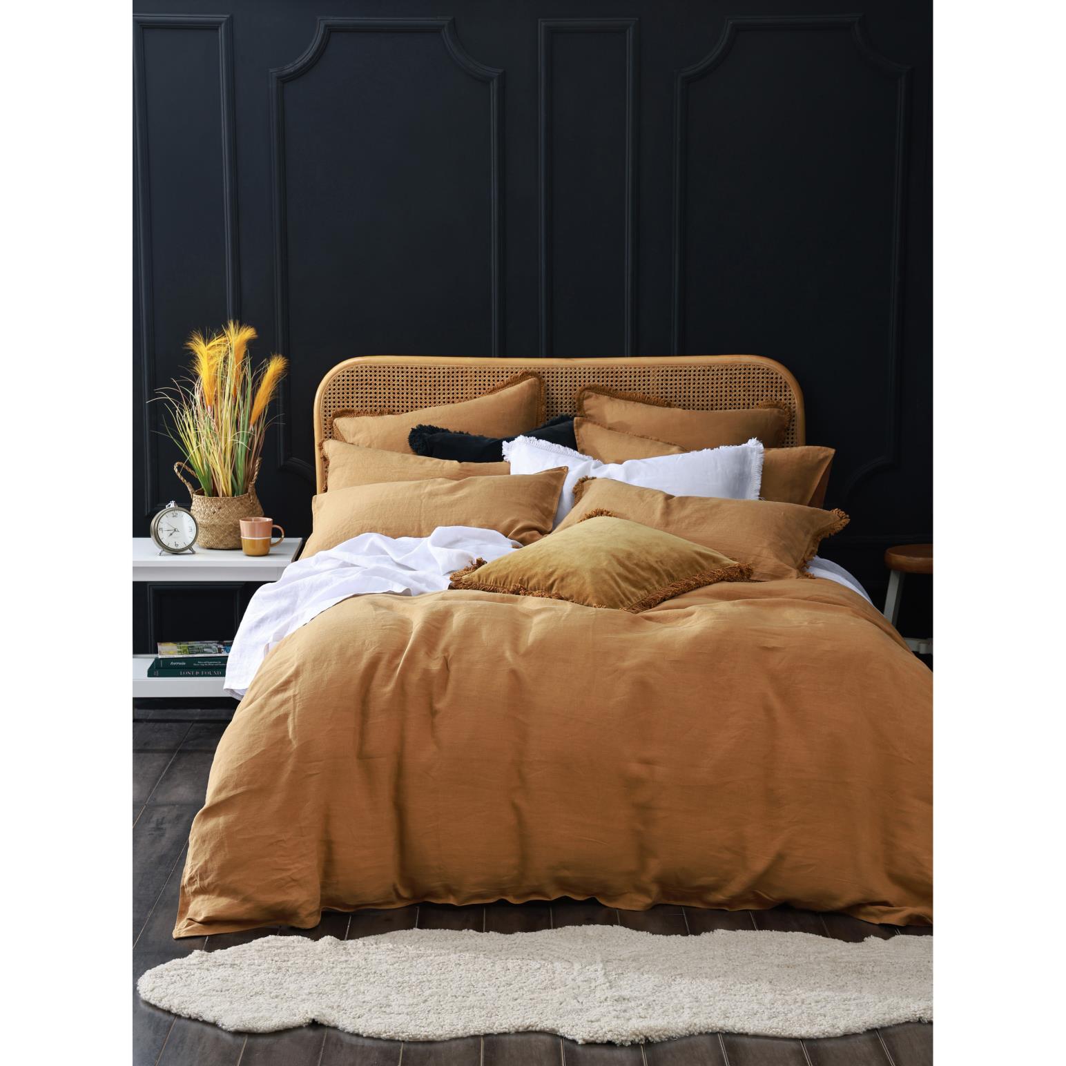 MM Linen Laundered Linen Duvet Set