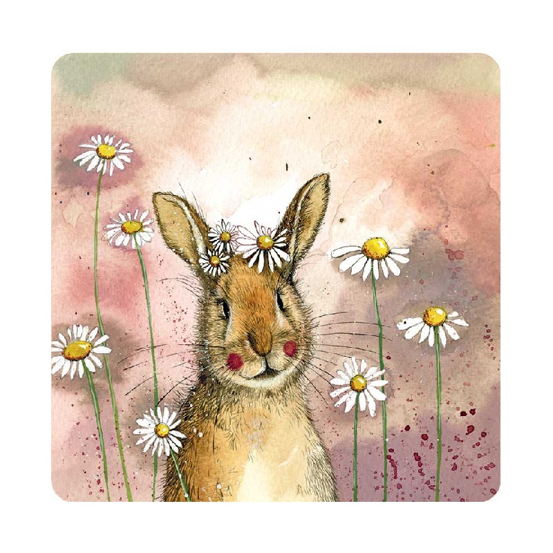 Alex Clark Rabbit And Daisies