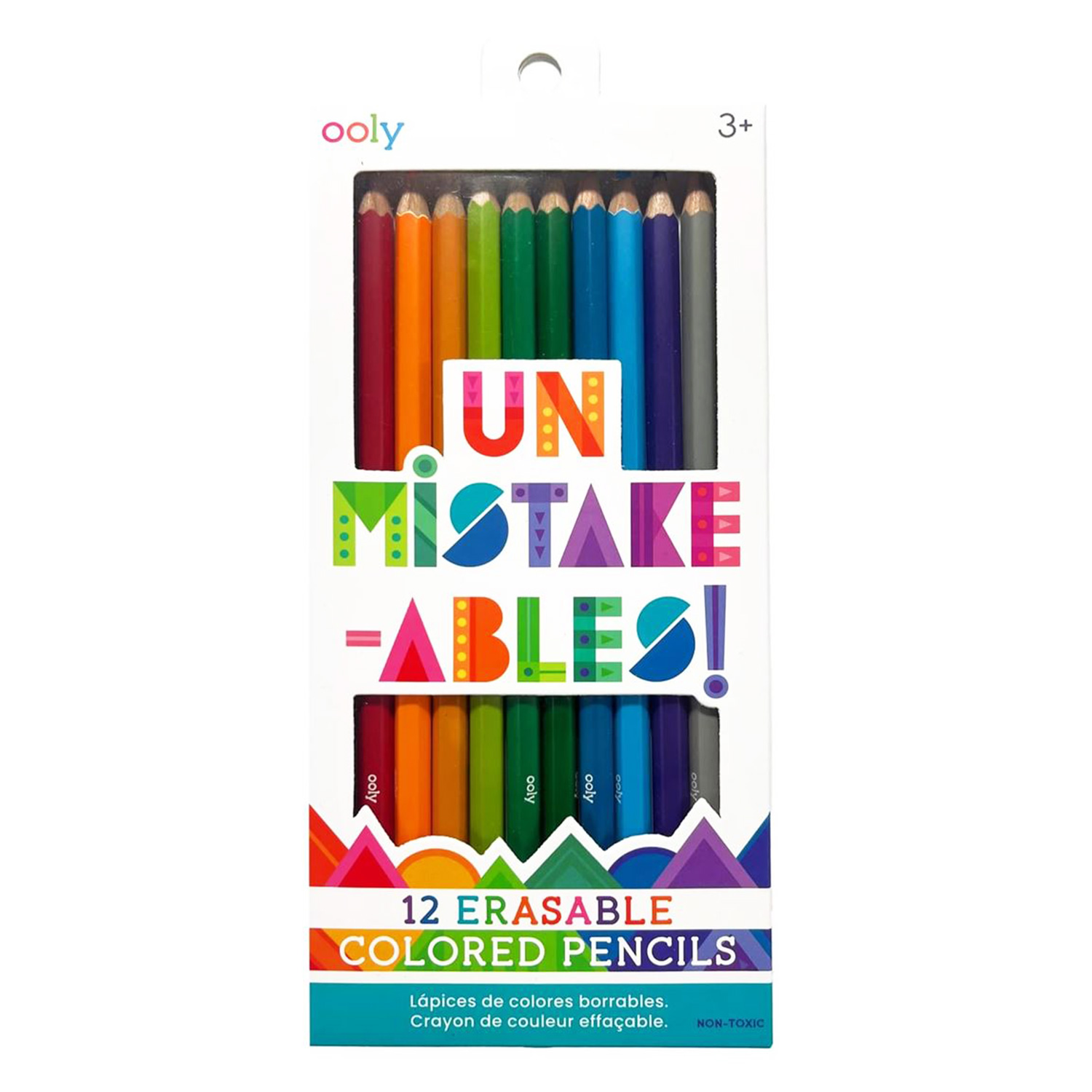 Ooly Erasable Colour Pencils Pack of 12