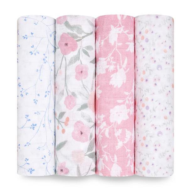 Aden + Anais Ma Fleur 4 -Pack Classic Swaddles