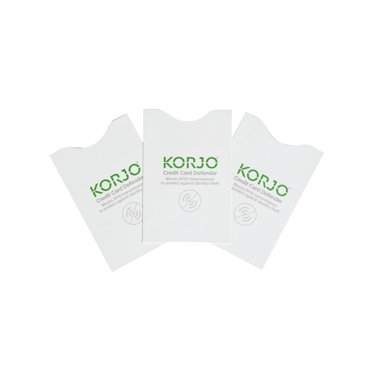 KORJO RFID Credit Card Defender - 3 Pack