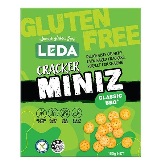 Leda Cracker Miniz Gluten Free Classic BBQ 150g