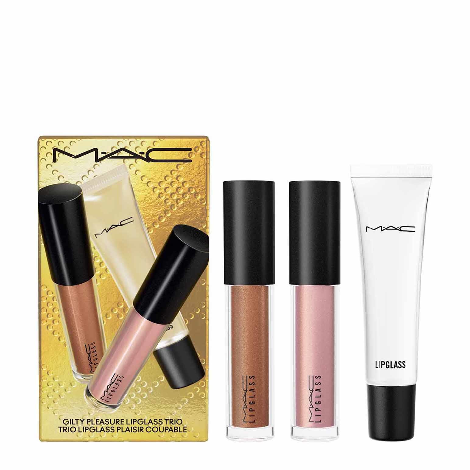 M.A.C Gilty Pleasure Lipglass Trio