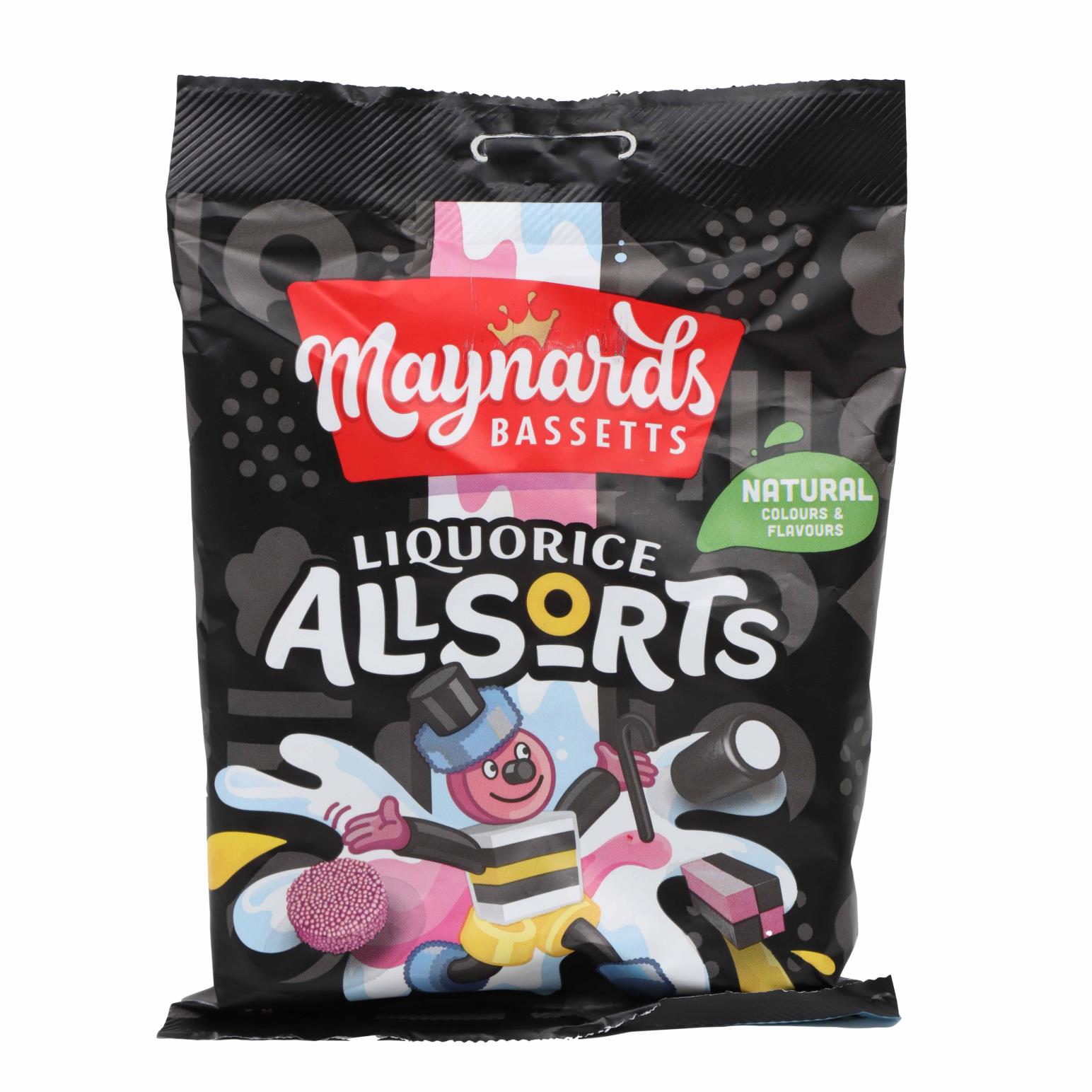 Bassetts Licorice Allsorts Bag 165g