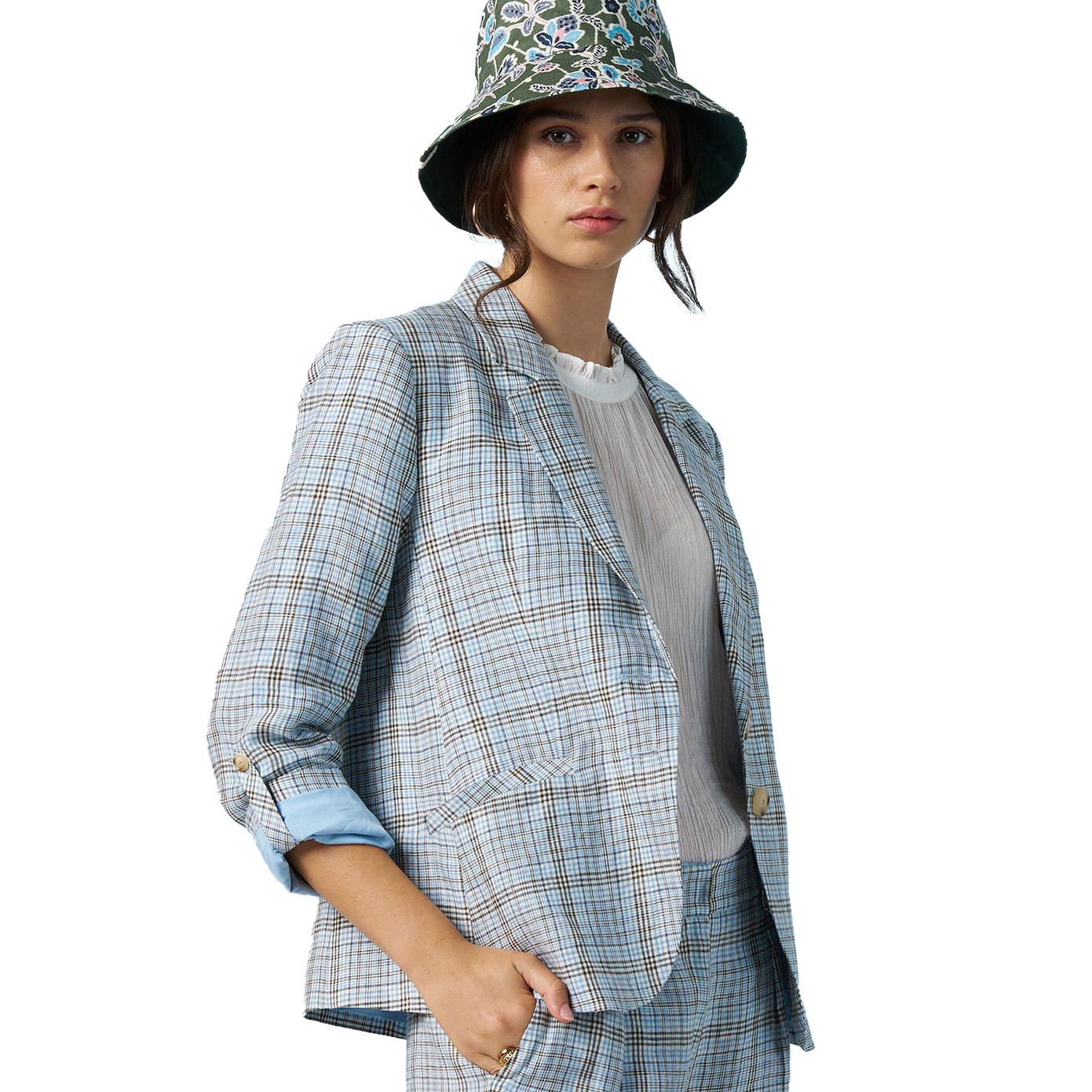 Madly Sweetly Checked In Blazer