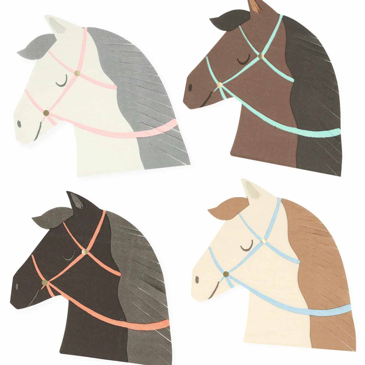 Meri Meri Horse Napkins x 16