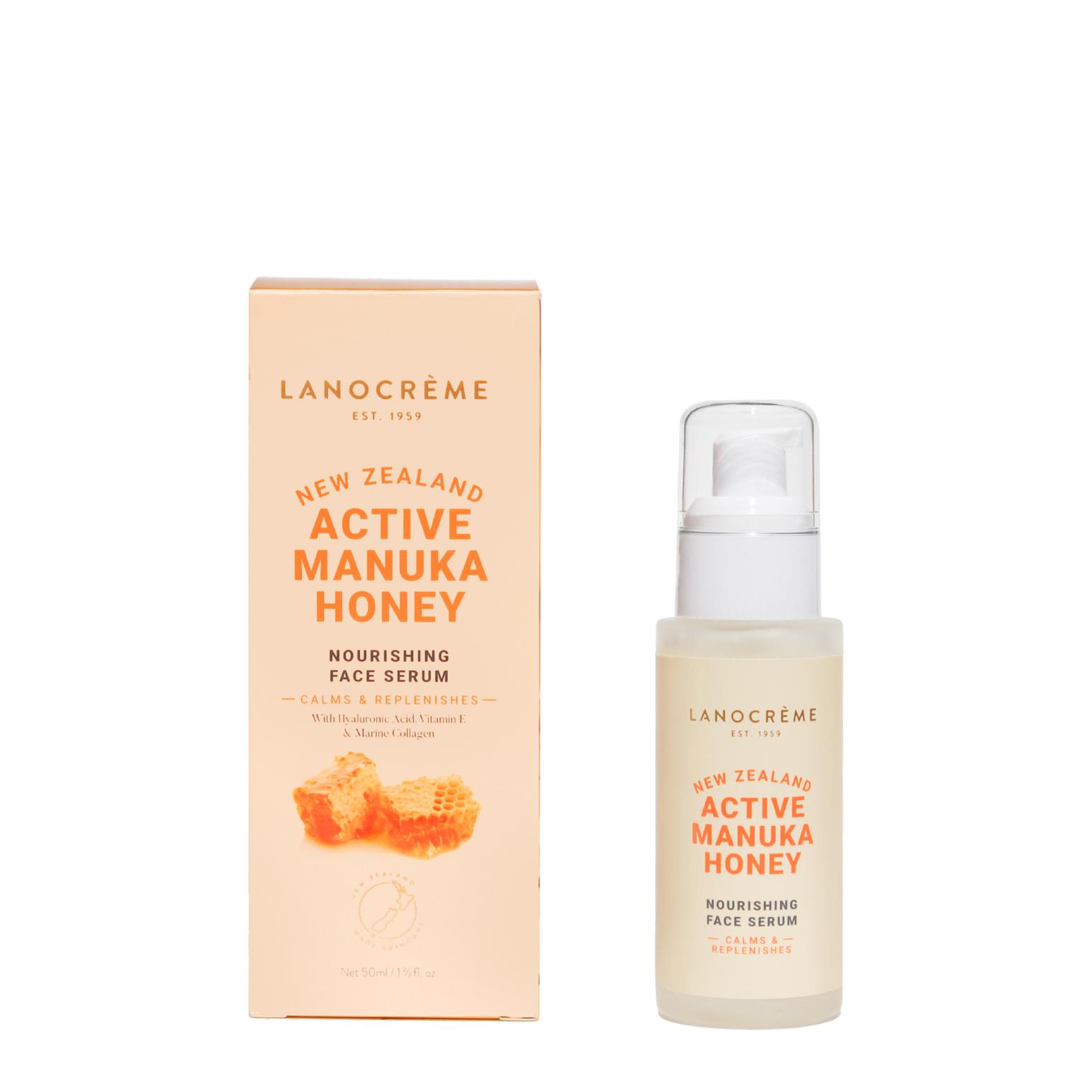 Lanocreme Manuka Honey Face Serum With Collagen & Hyaluronic Acid 50ml