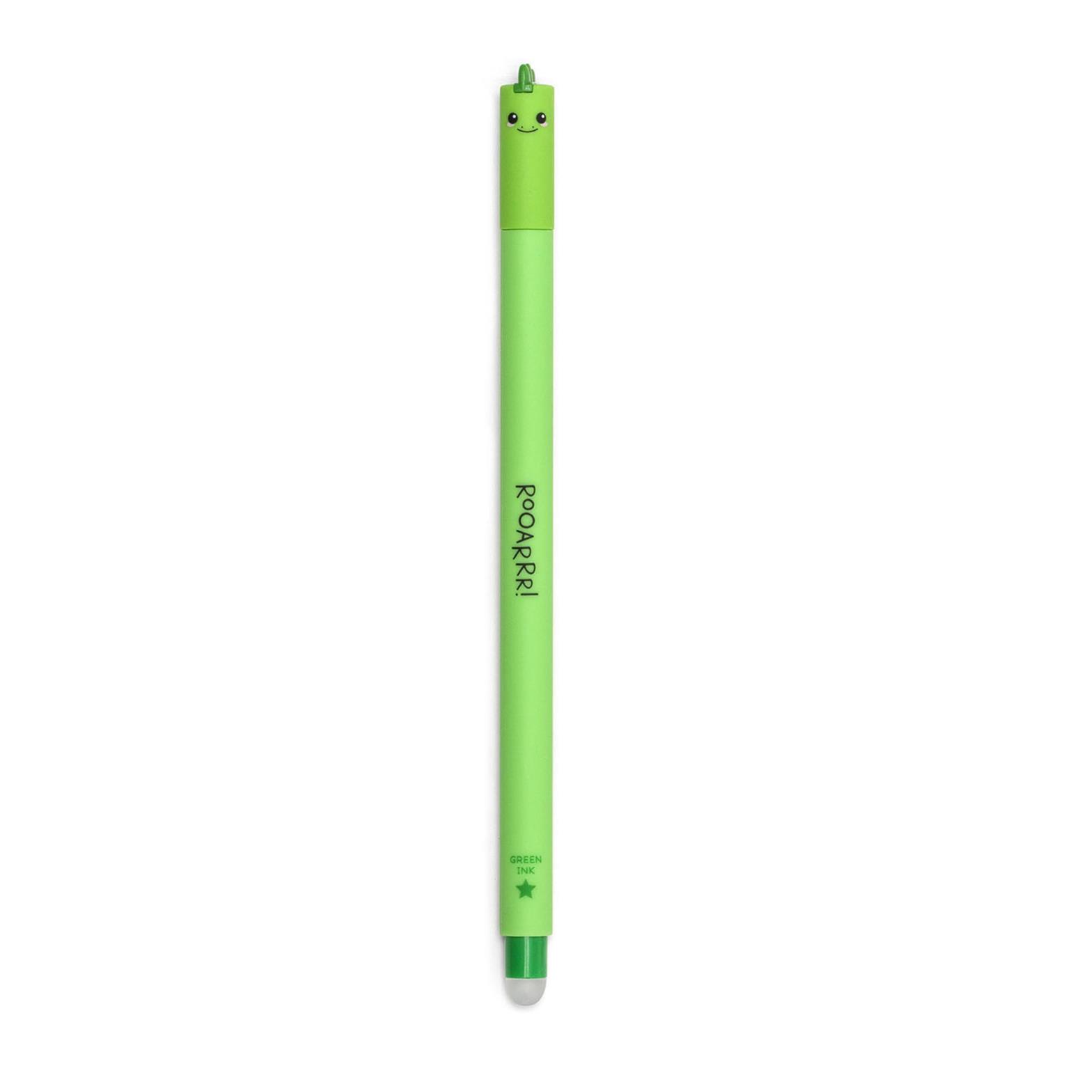 Legami Dino Erasable Pen - Green Ink