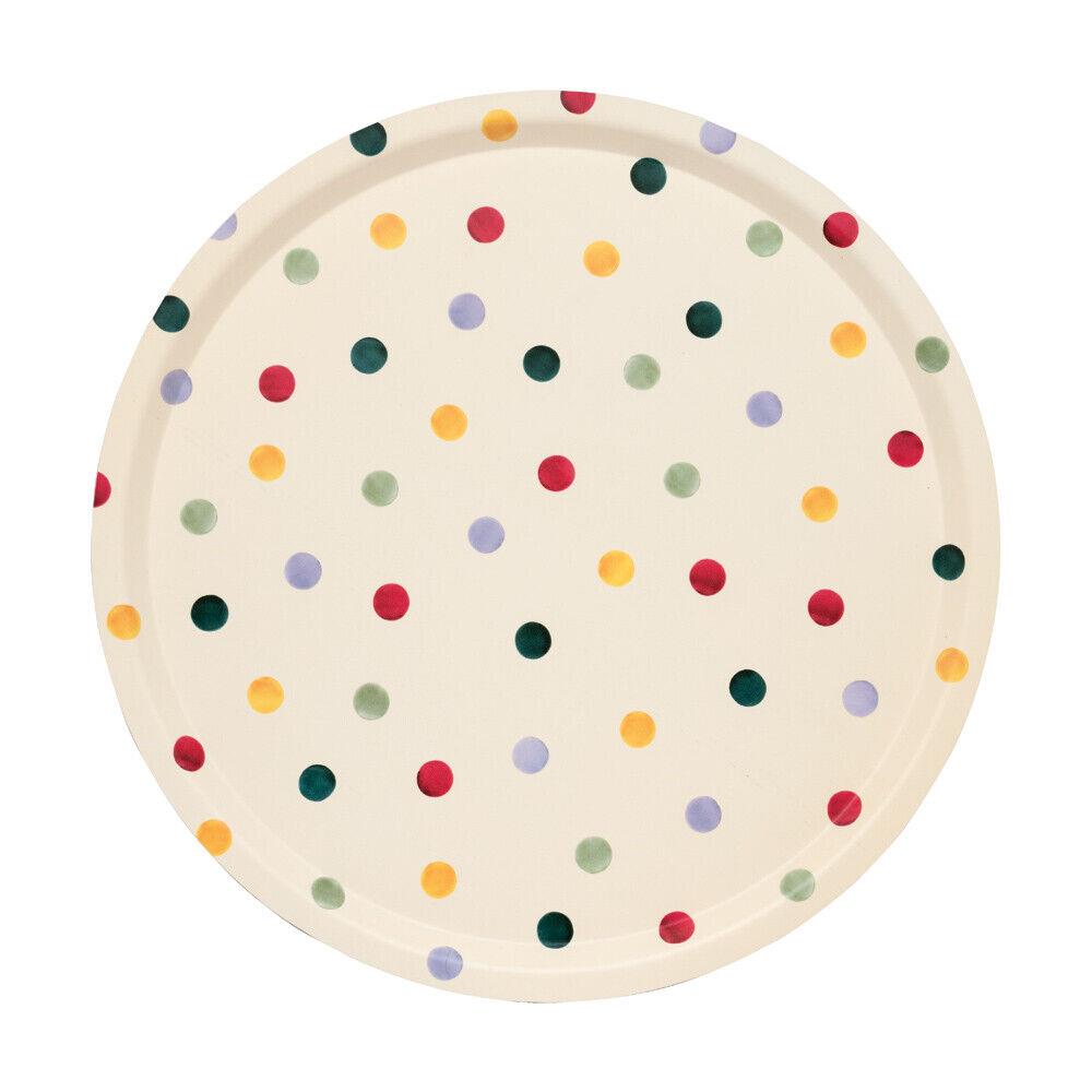 Emma Bridgewater Polka Dot Round Birch Tray