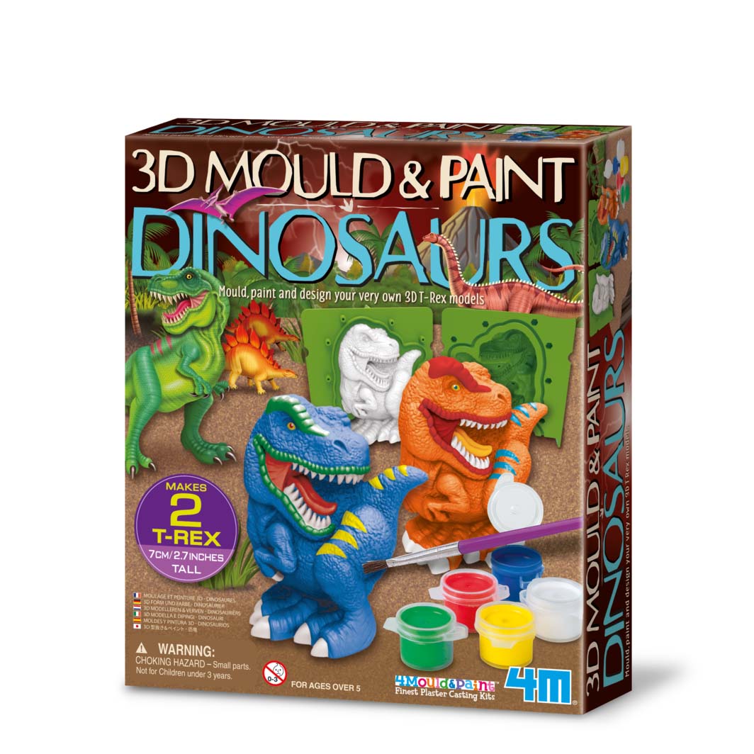 4M 3D Mould & Paint - Dinosaur