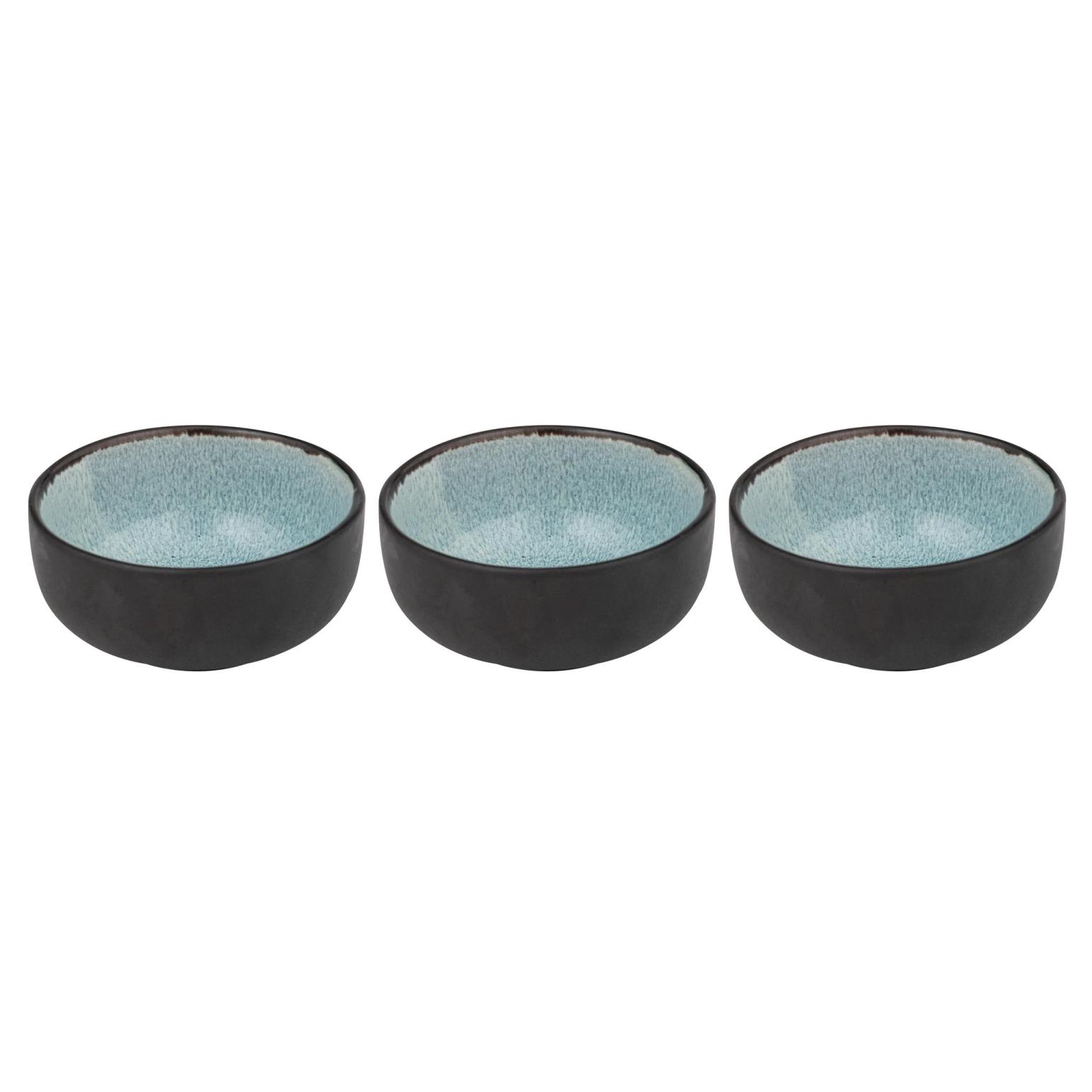 Ladelle Fusion Teal Set Of 3 Dip Bowl