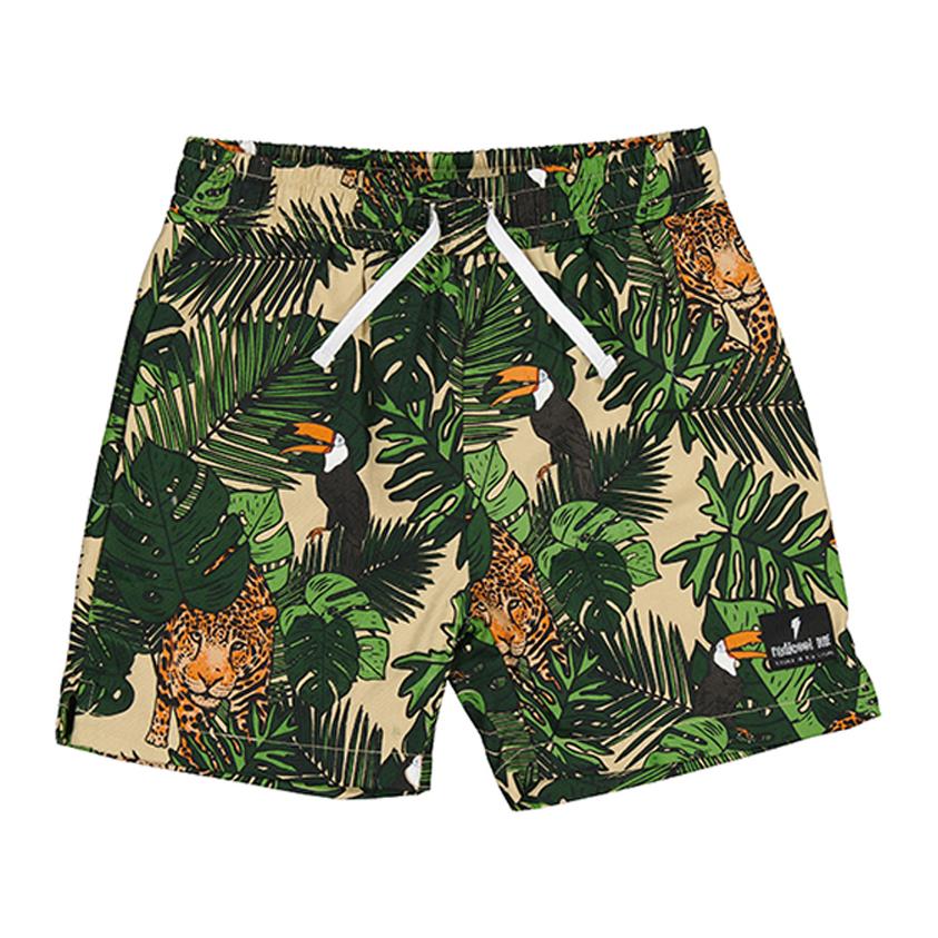 Radicool Dude Jungle Leopard Drill Short