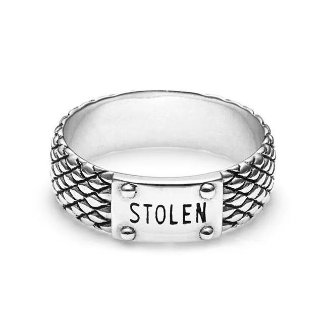 Stolen Girlfriends Club Snake Band Skinny Ring