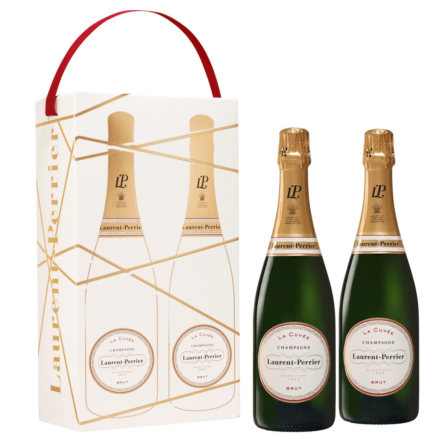 Laurent Perrier La Cuvee 2 Bottles Gift Box