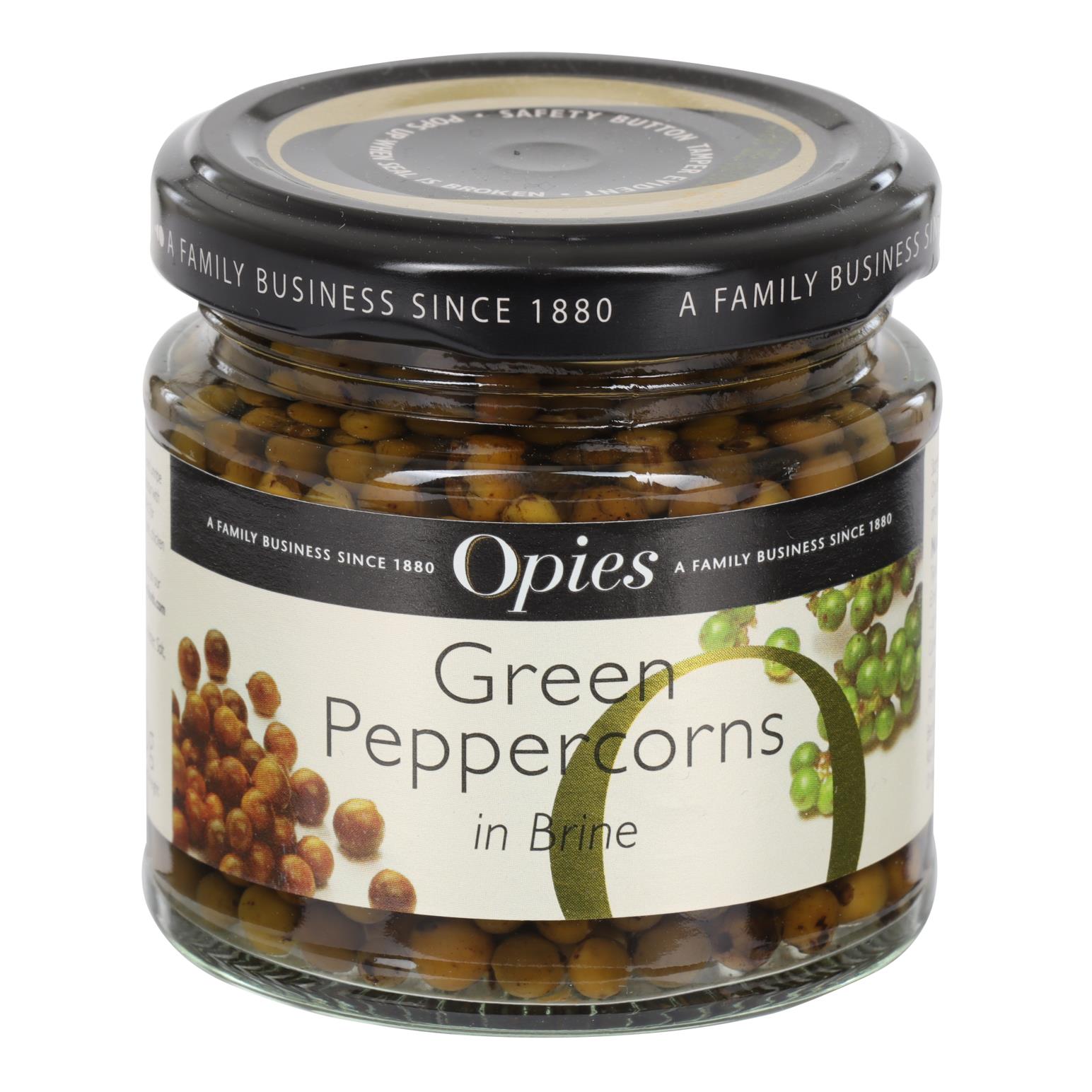 Opies Green Peppercorns in Brine 113g