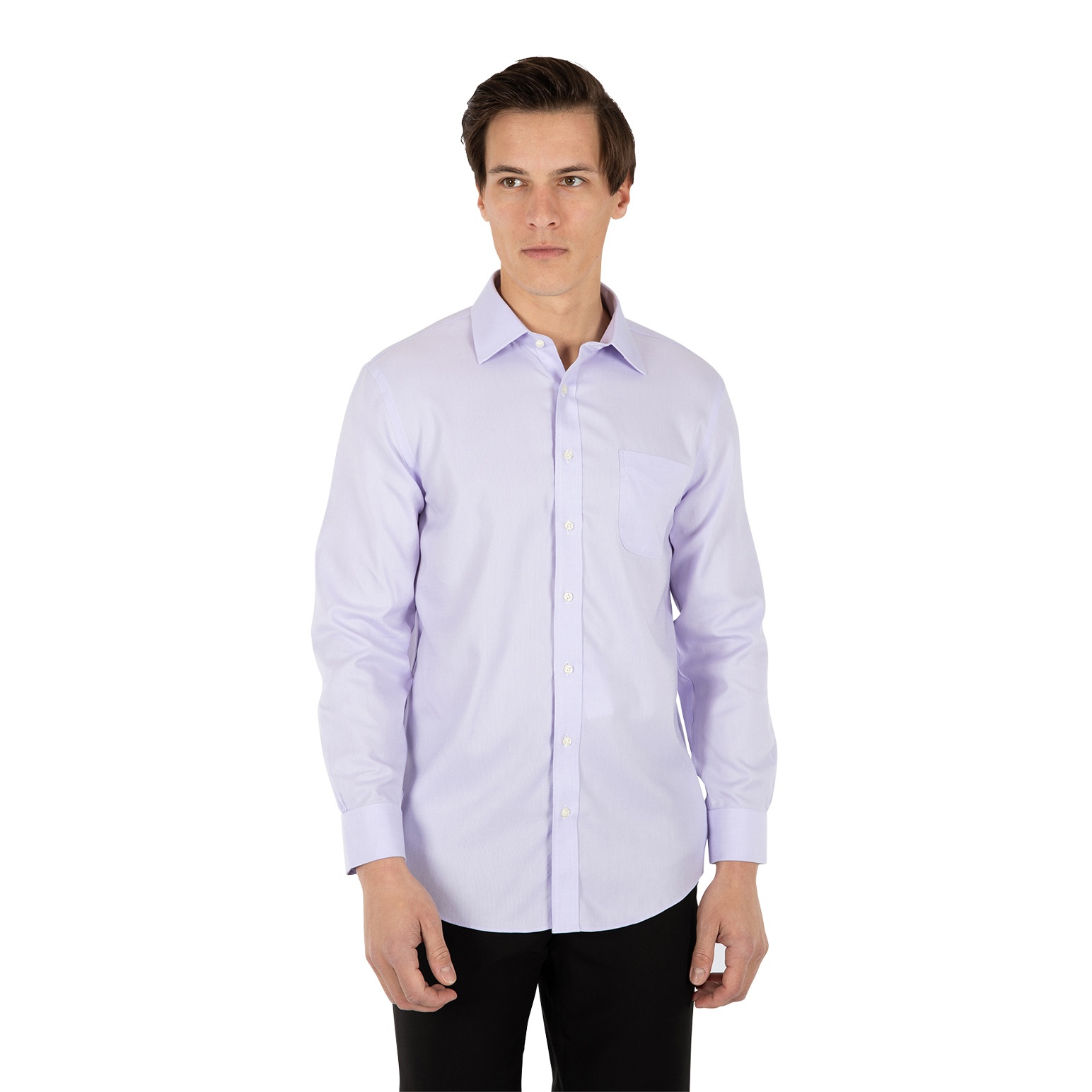 Brooks Brothers Non-Iron Royal Oxford Ainsley Collar Slim Dress Shirt