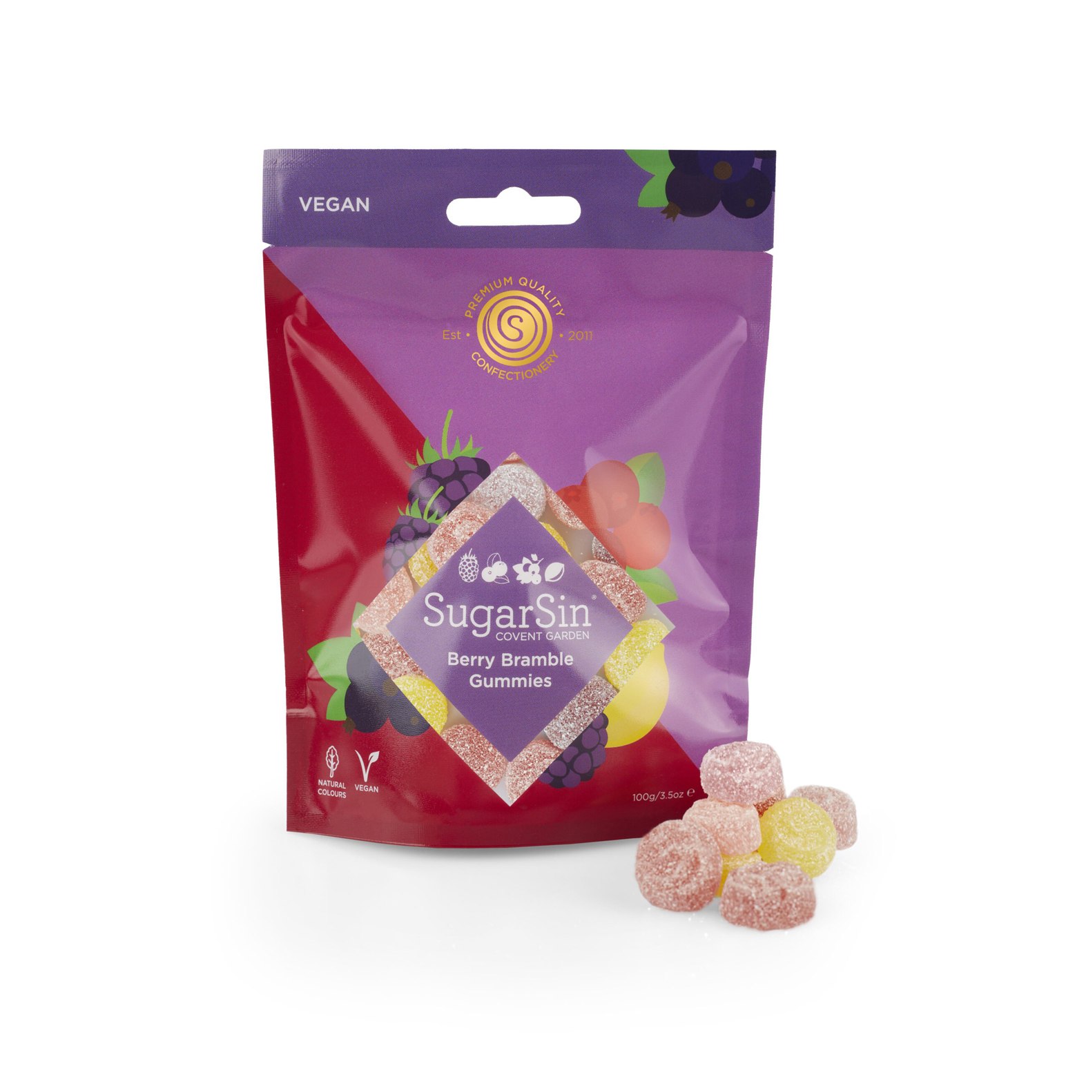 Sugar Sin Berry Bramble Gummies 100g