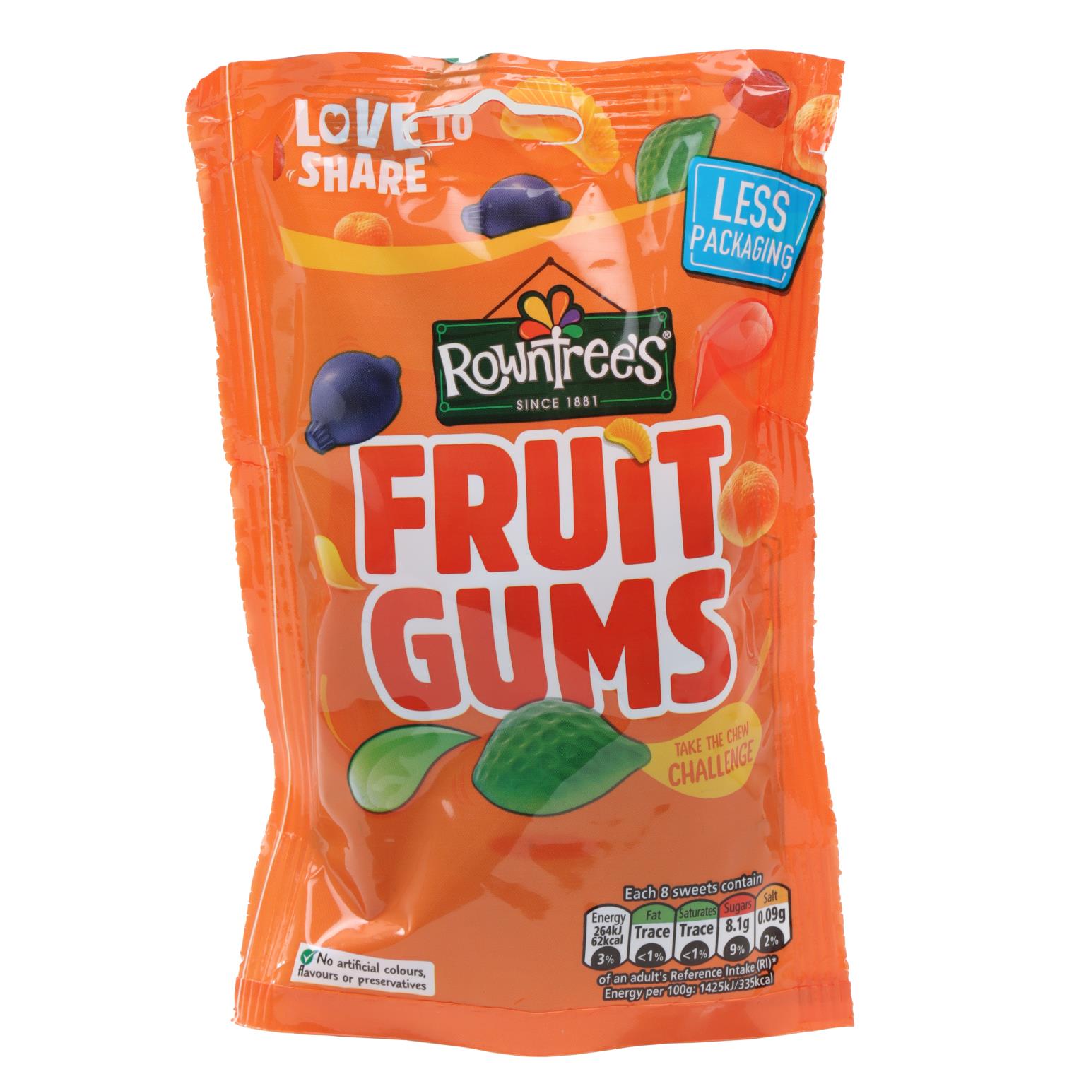 Rowntrees Fruit Gum Bag 150g