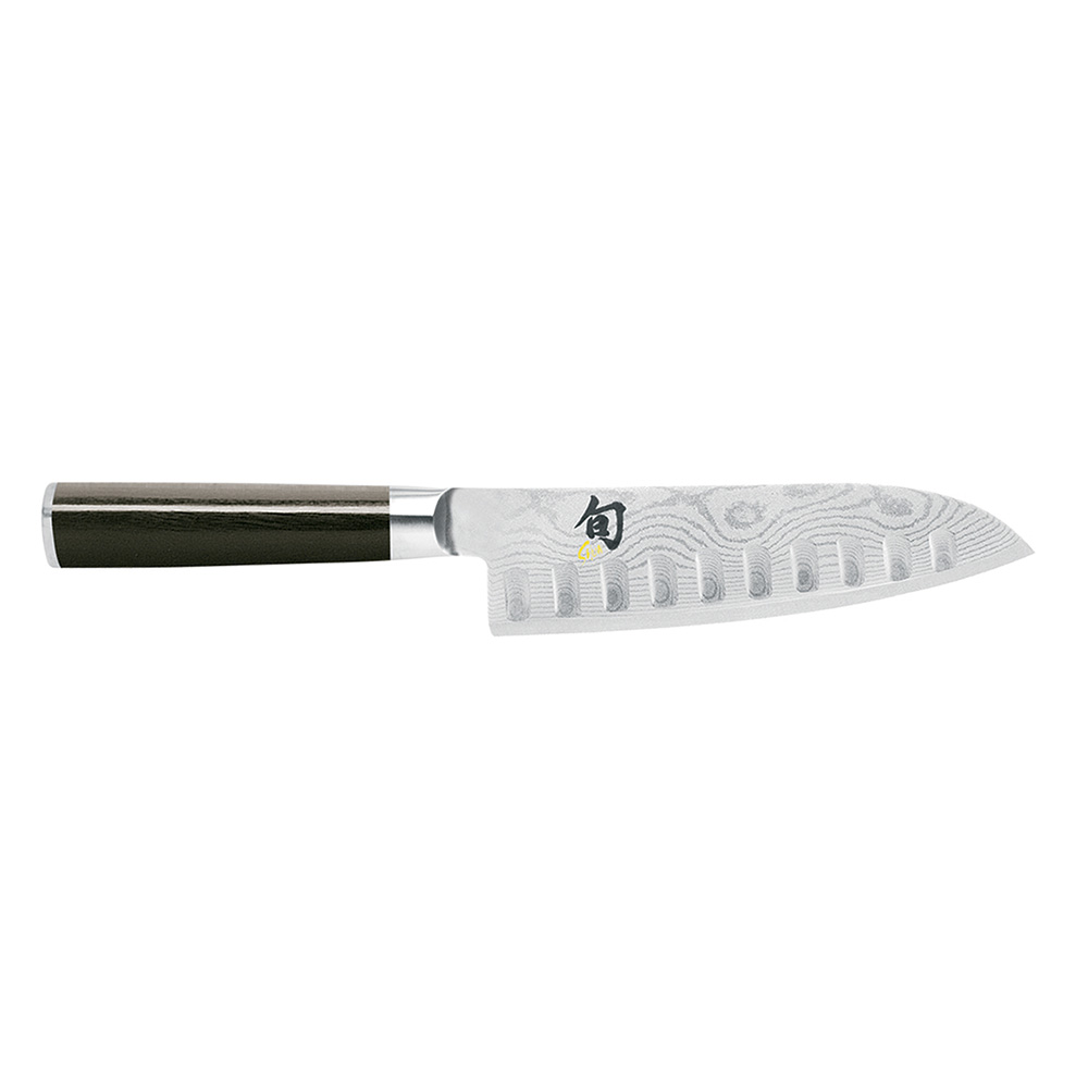 KAI Shun Classic Granton Santoku Knife 18cm