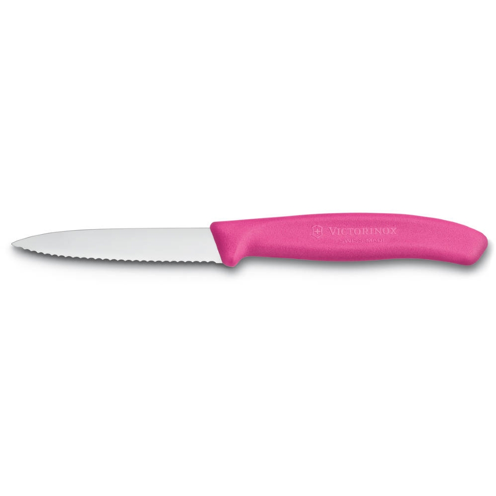 Victorinox Swiss Classic Paring Knife Serrated 8cm - Pink