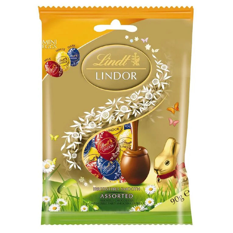 Lindt Assorted Mini Easter Egg Bag 90g