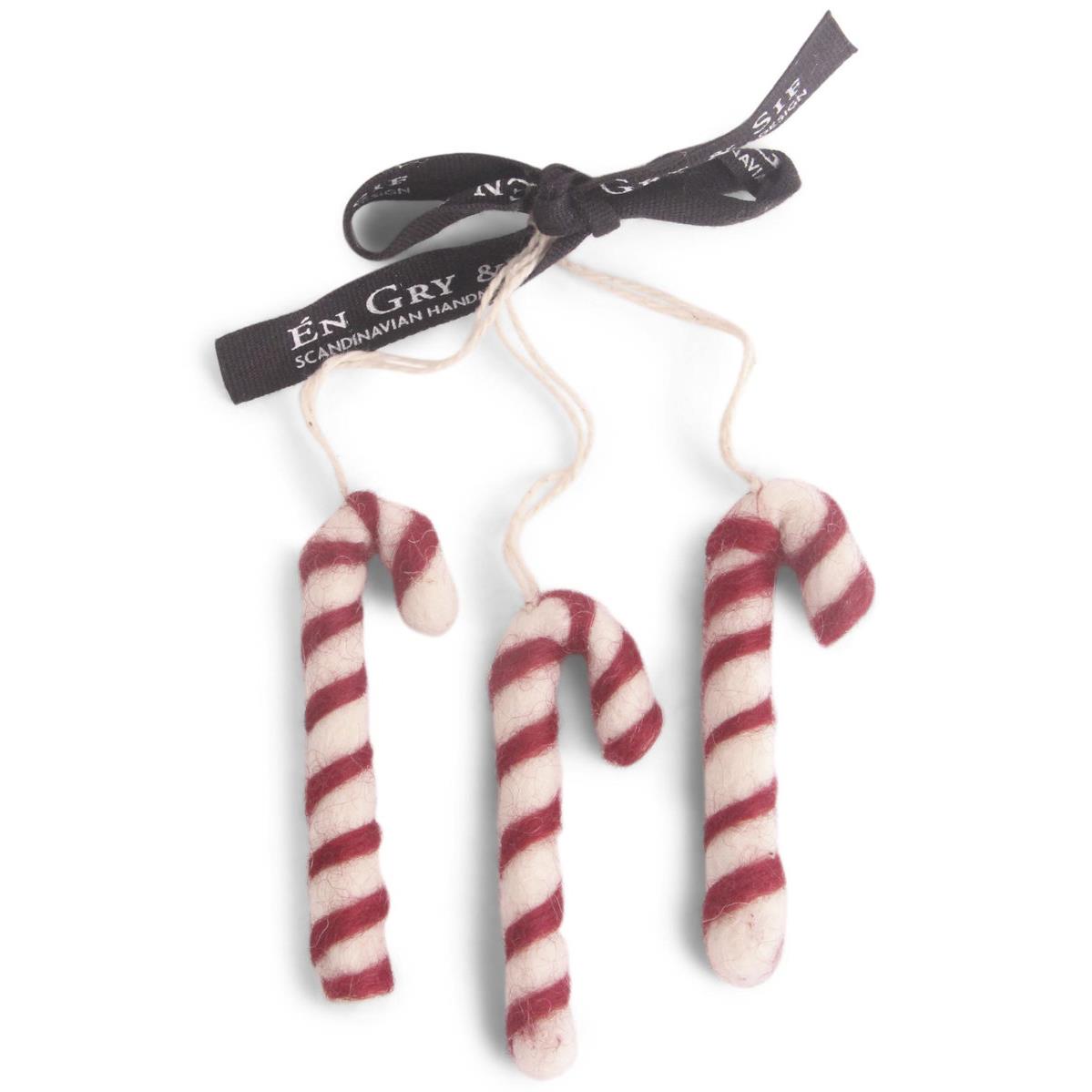 Gry & Sif Candy Cane Set of 3