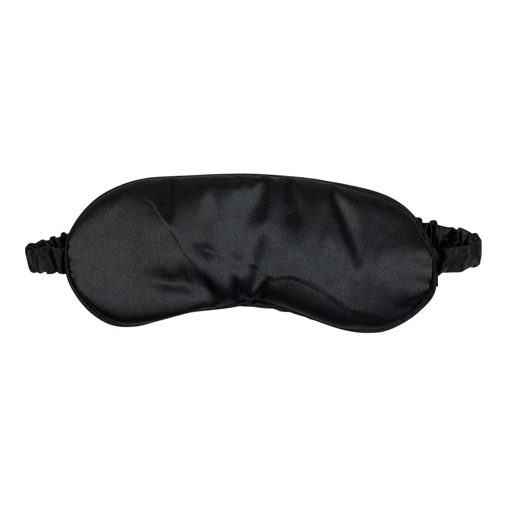 Simply Essential Satin Eye Mask Black