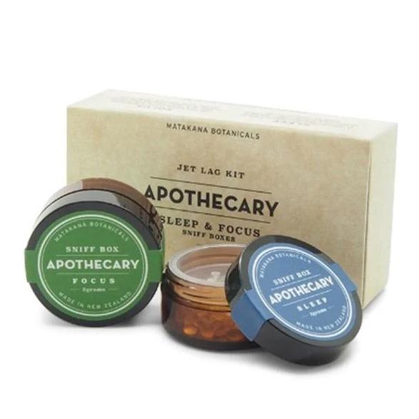 Apothecary Sleep & Focus Jet Lag Kit Boxed