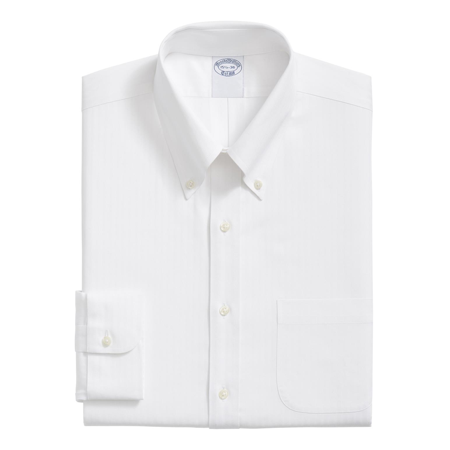 Brooks Brothers Dobby Non-Iron Polo Button-Down Collar Slim Fit