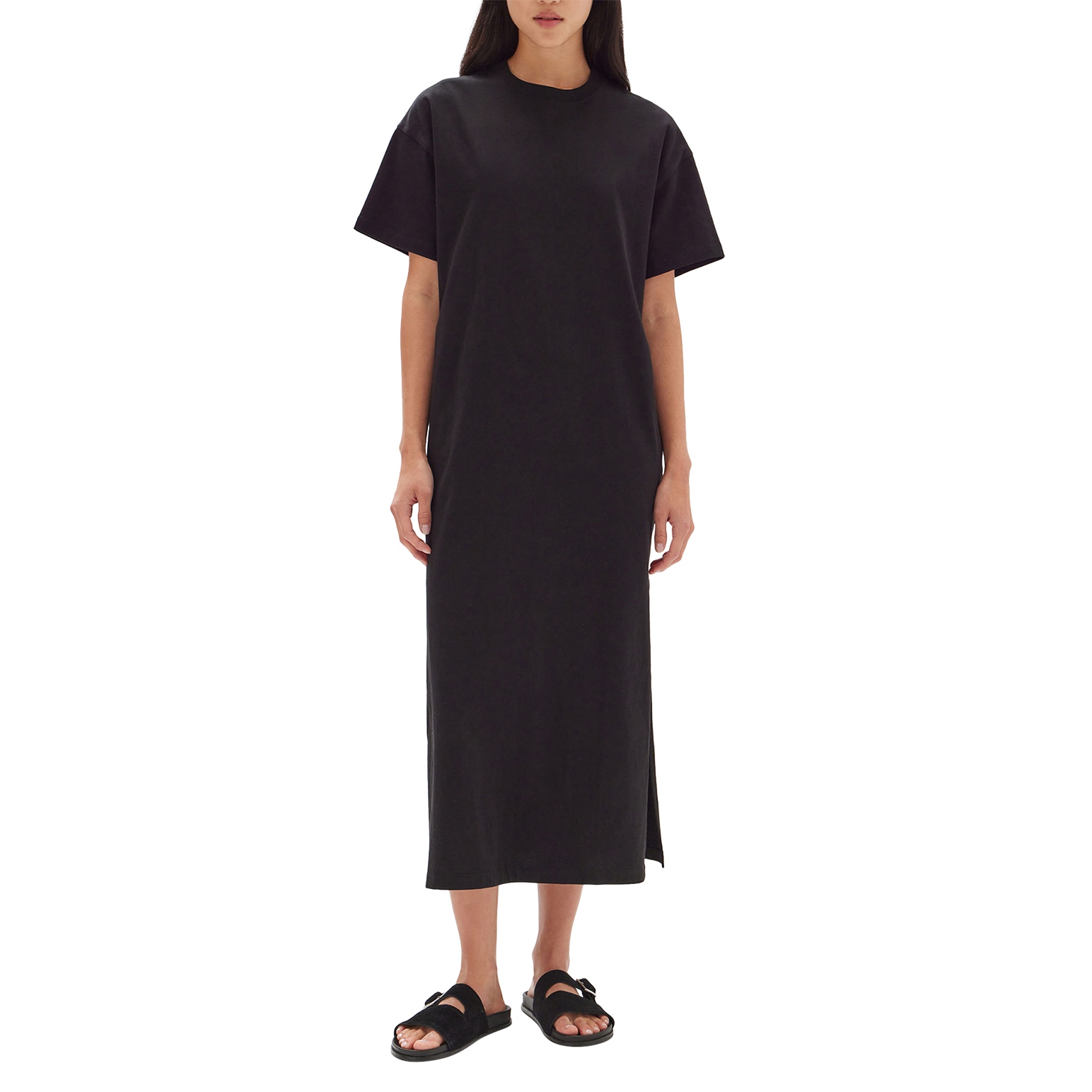 Assembly Label Portia Jersey Tee Dress Black