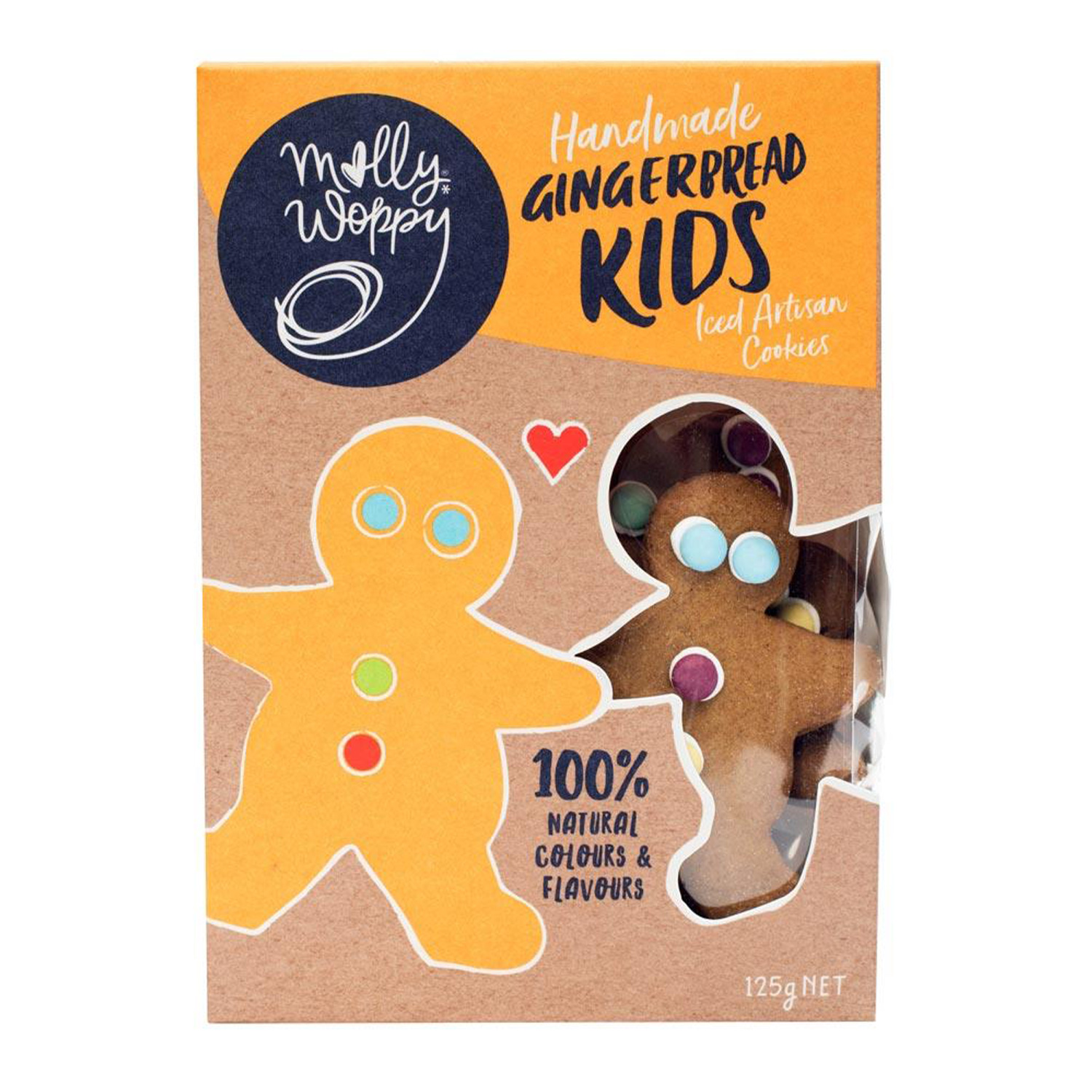 Molly Woppy Artisan Cookies Gingerbread Kids 125g