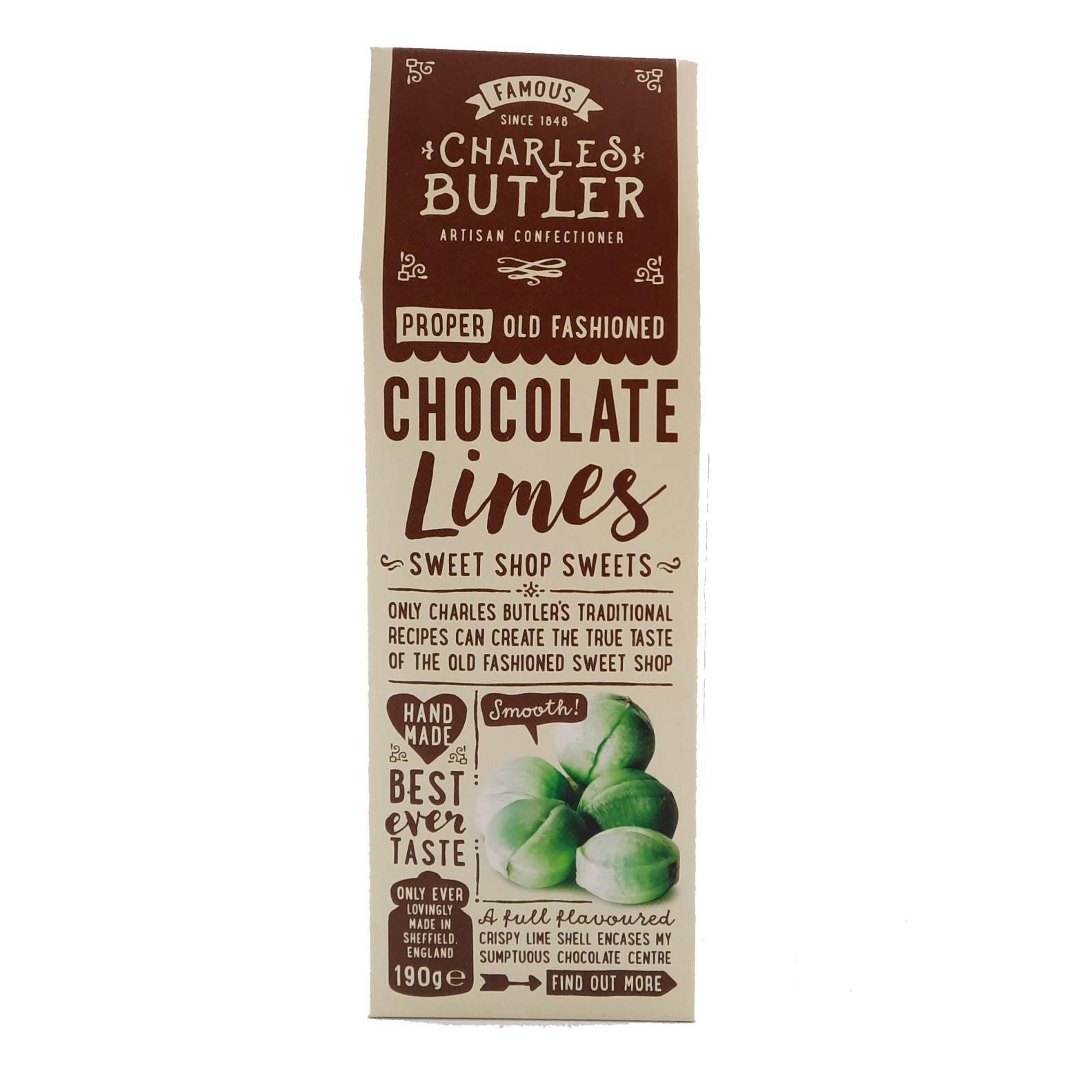 Charles Butler Chocolate Limes 190g